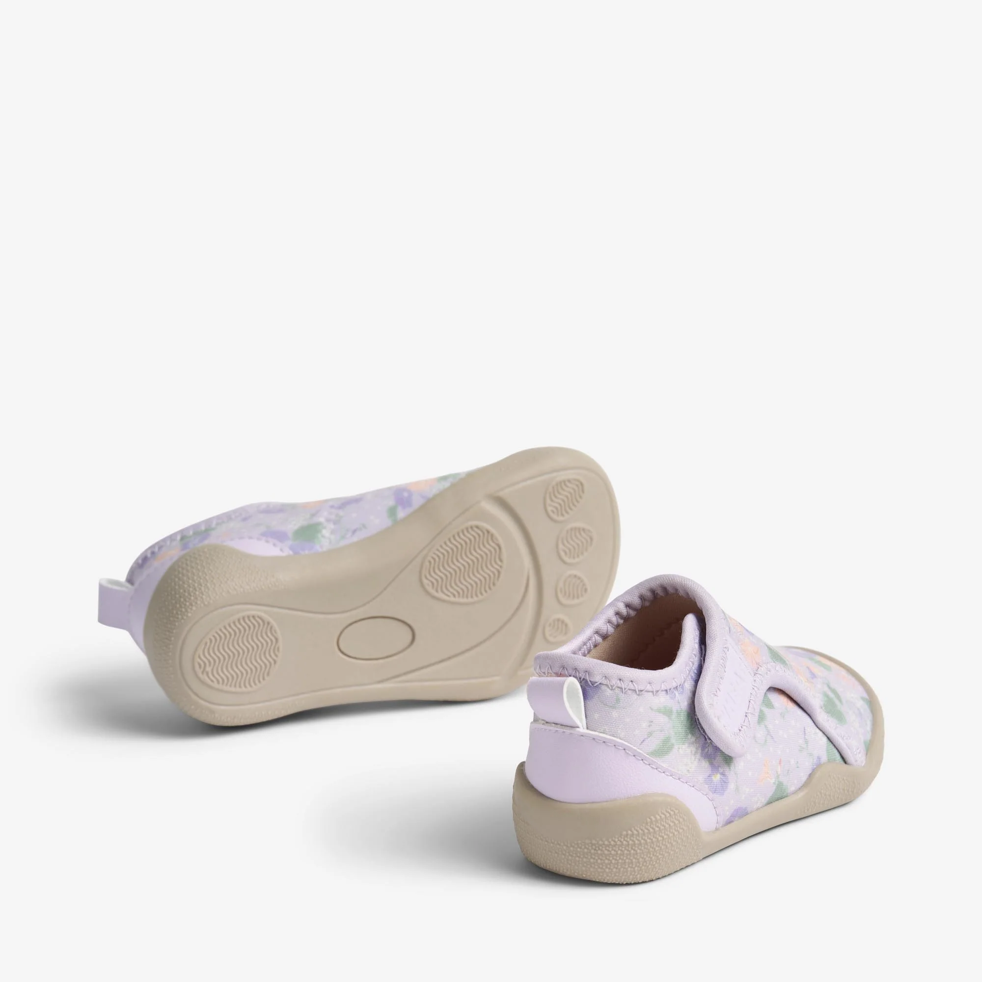 Beach Shoe Shawn - purple light petunias - Image 2