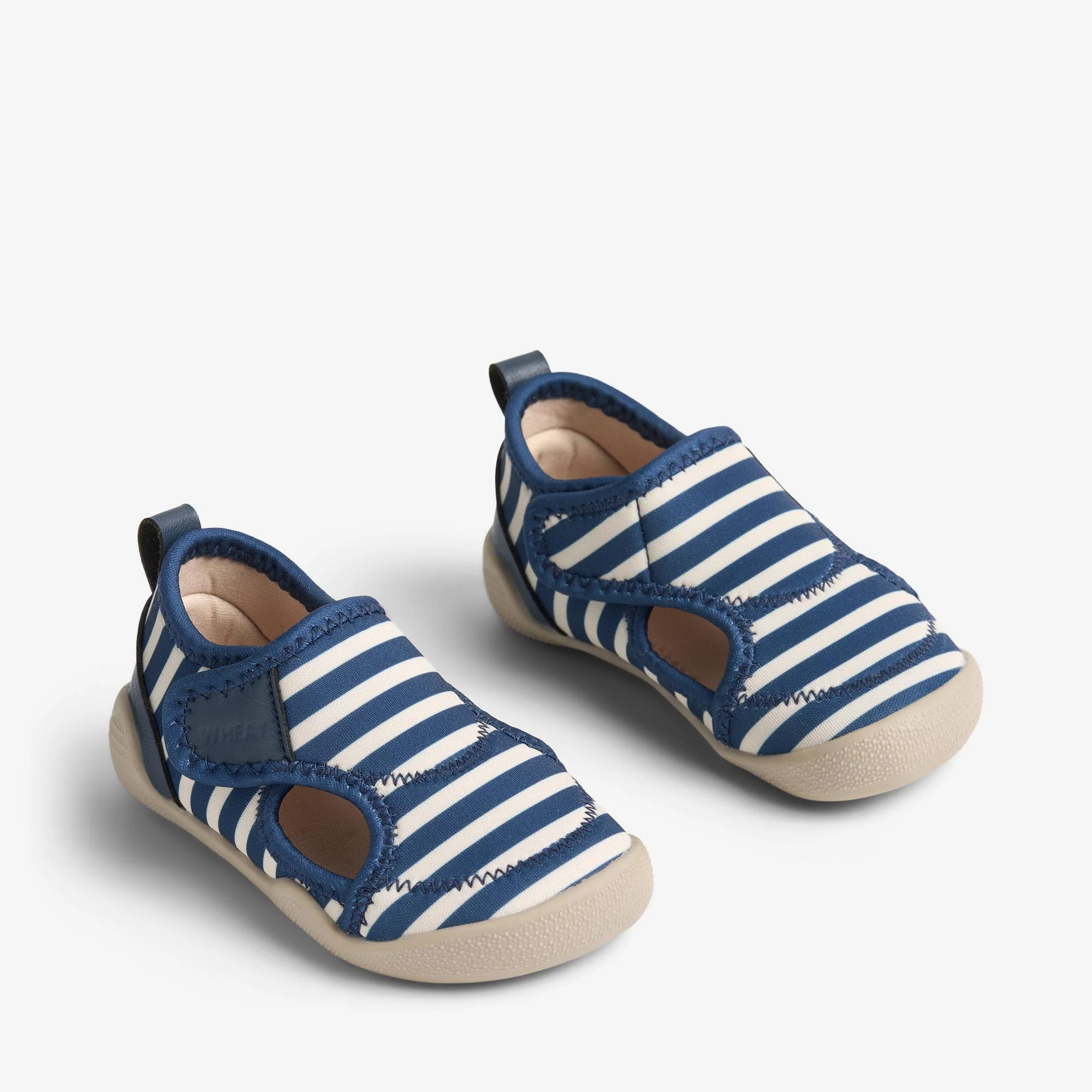 Beach Shoe Swirl - indigo stripe