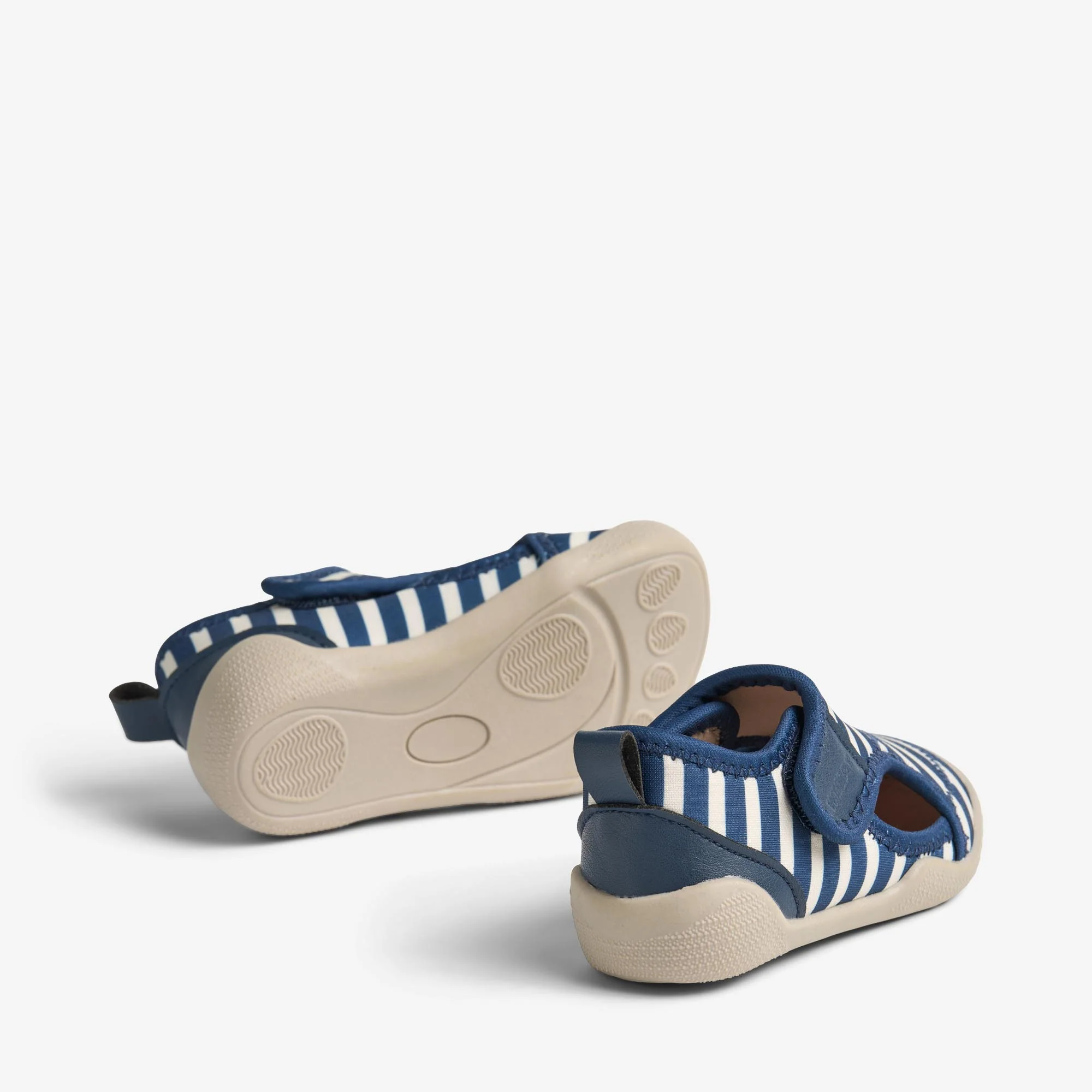Beach Shoe Swirl - indigo stripe - Image 2