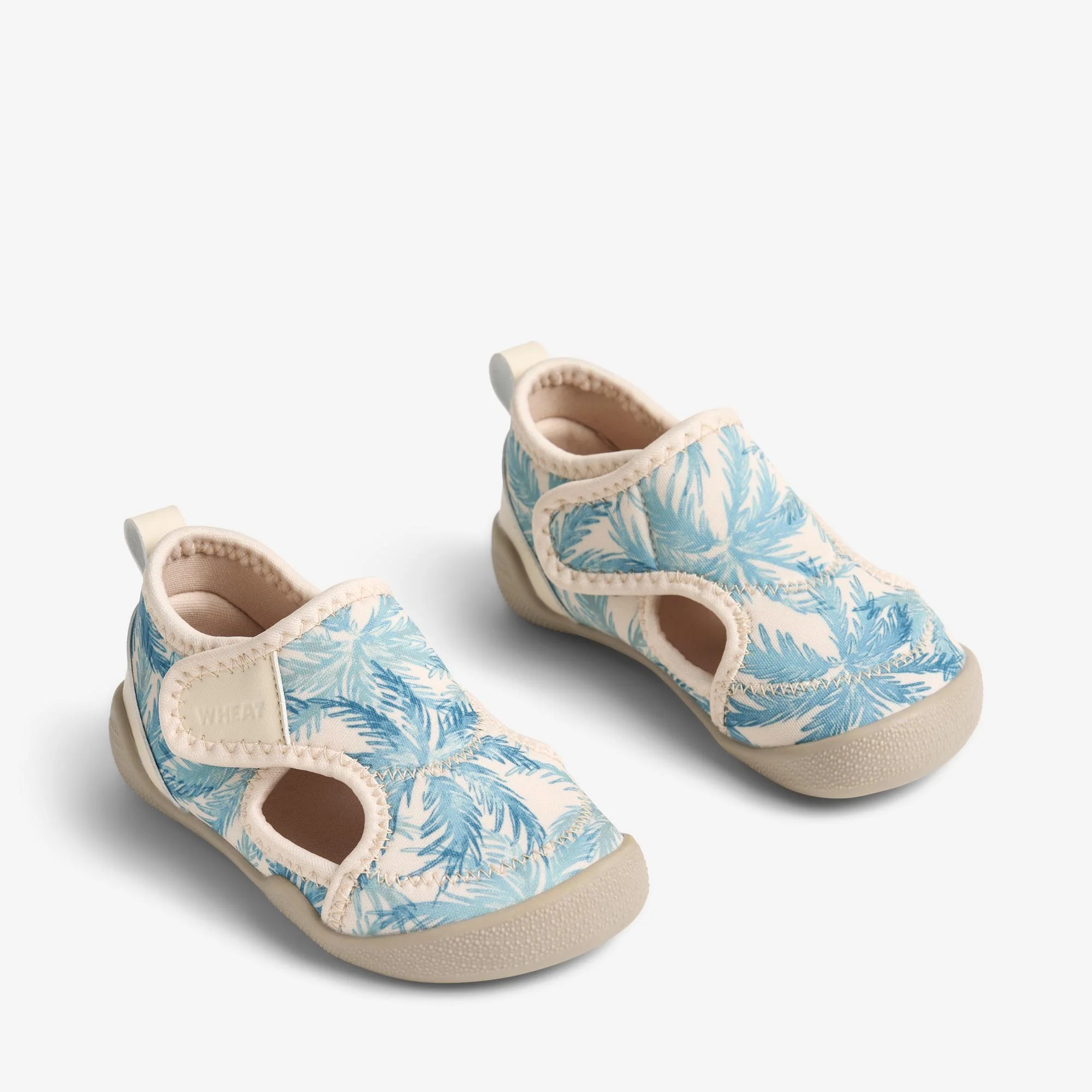 Beach Shoe Swirl - palm blue
