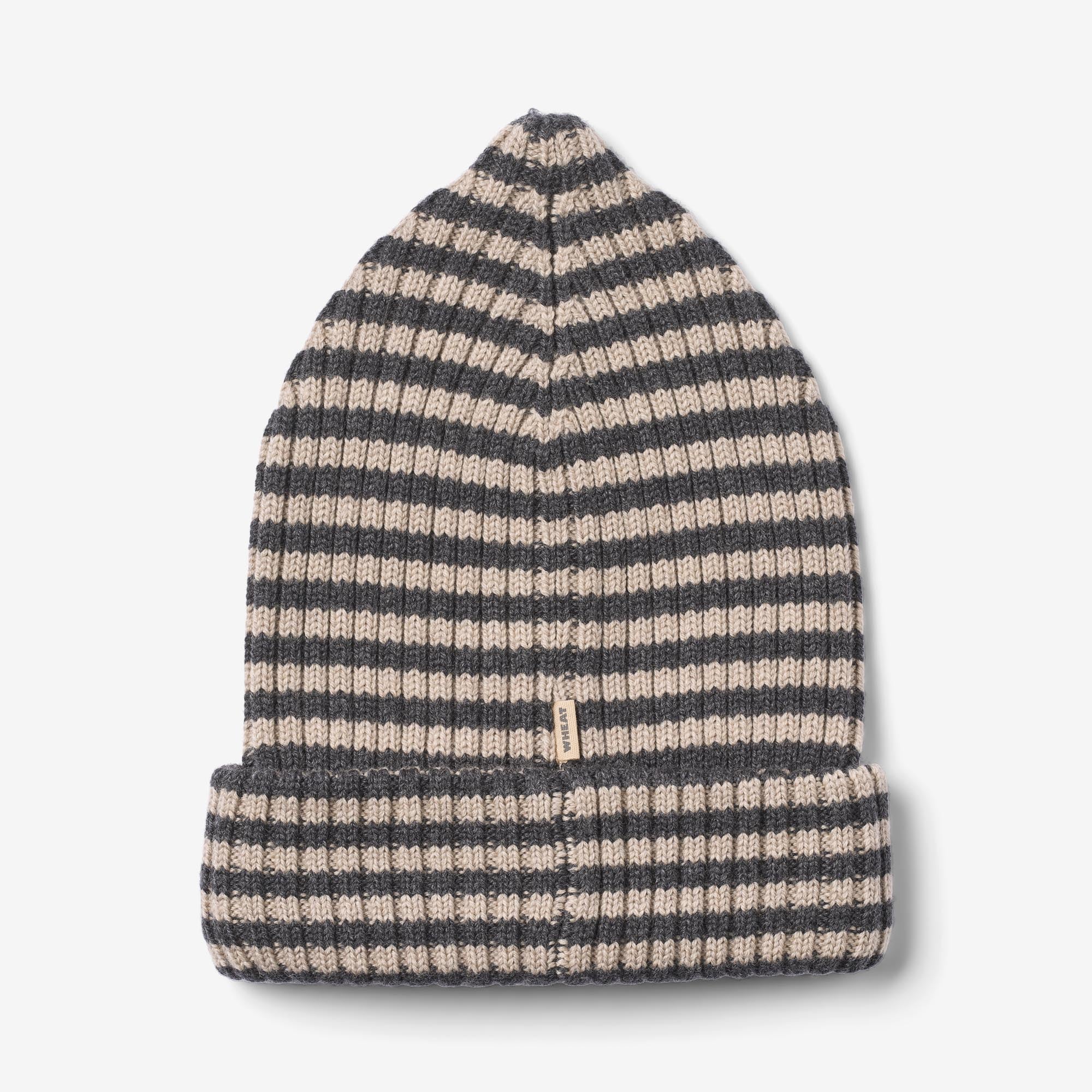Beanie Topper - charcoal melange - Image 3