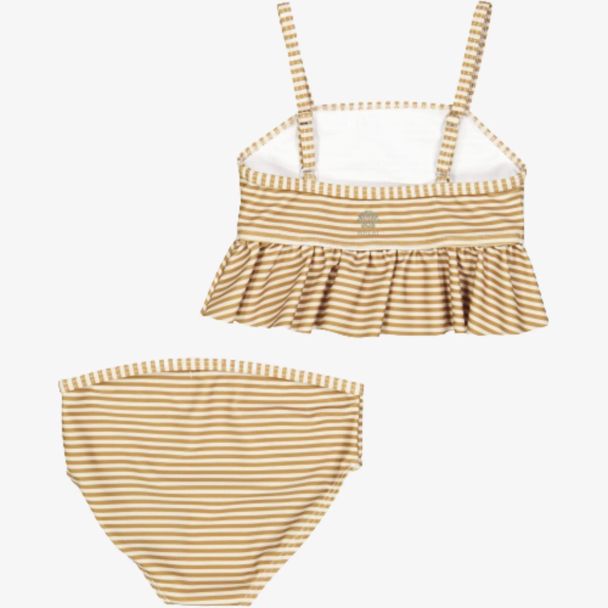 Bikini Lærke - golden green stripe - Image 2