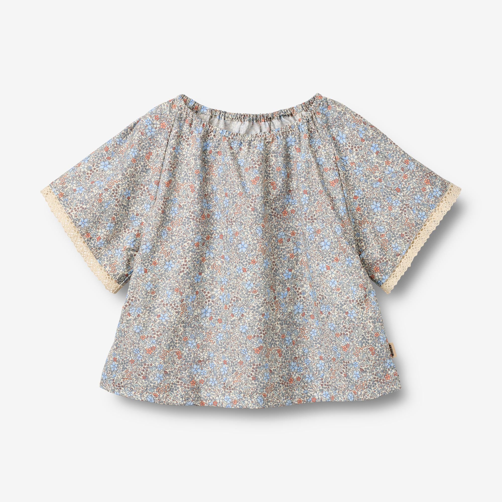 Blouse Hannah - air blue flowers