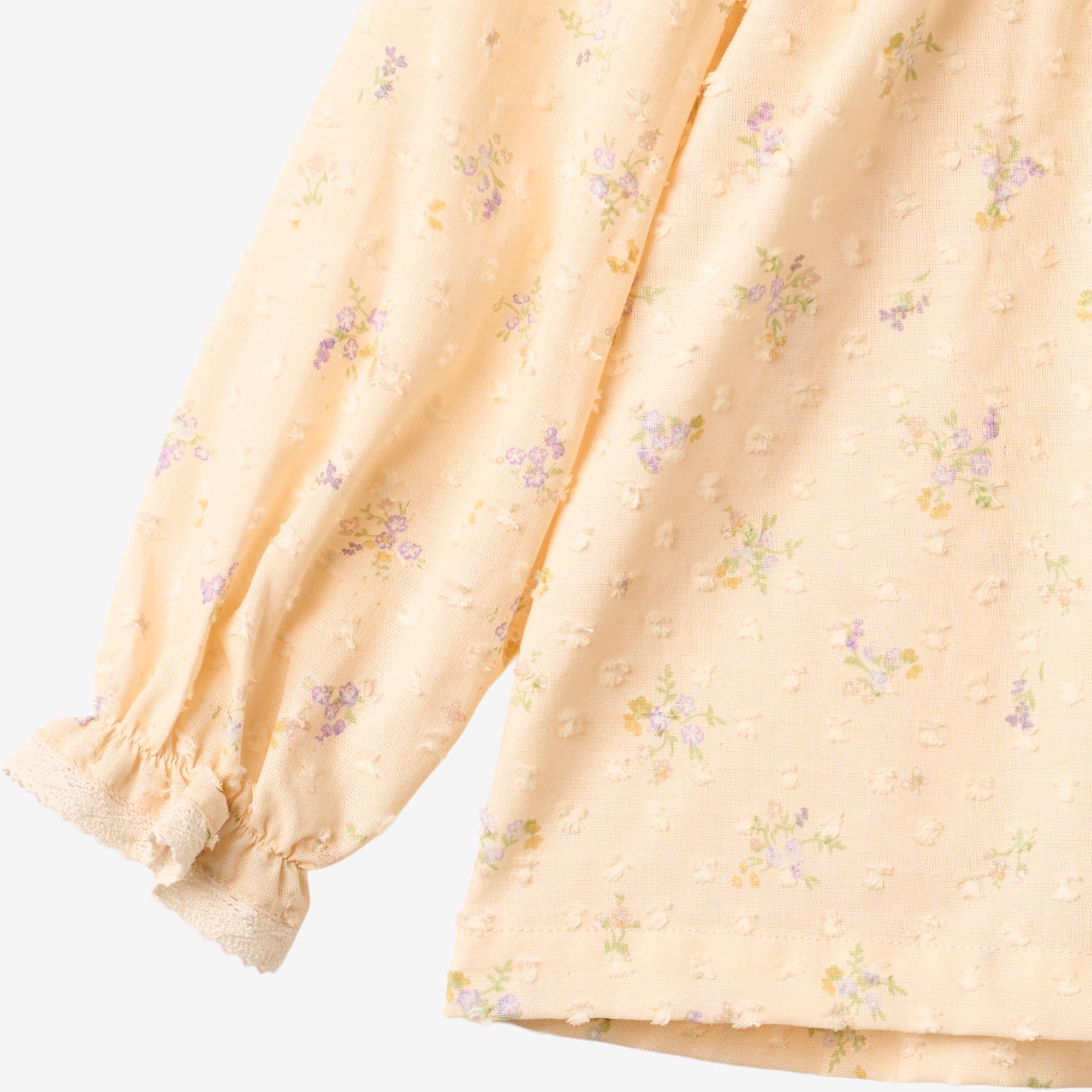 Blouse Merle - barely apricot flowers - Image 3
