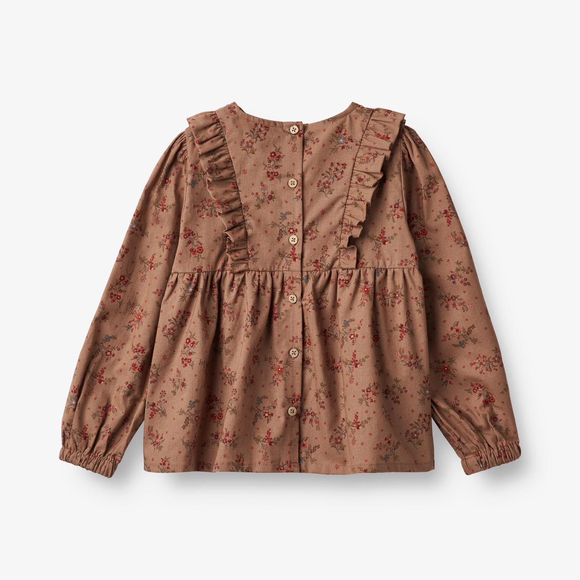 Blouse Nolia - berry dust flowers - Image 3
