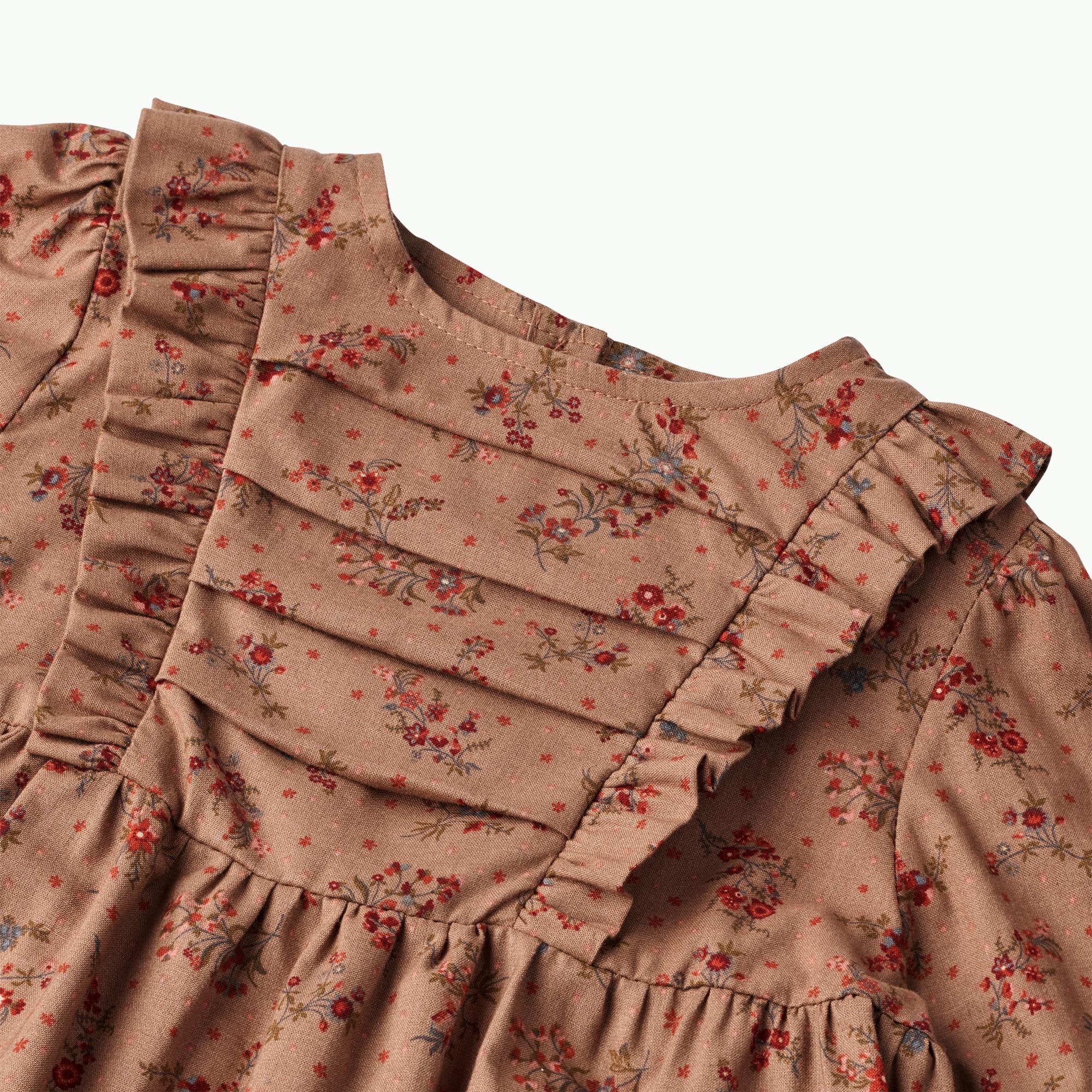 Blouse Nolia - berry dust flowers - Image 4