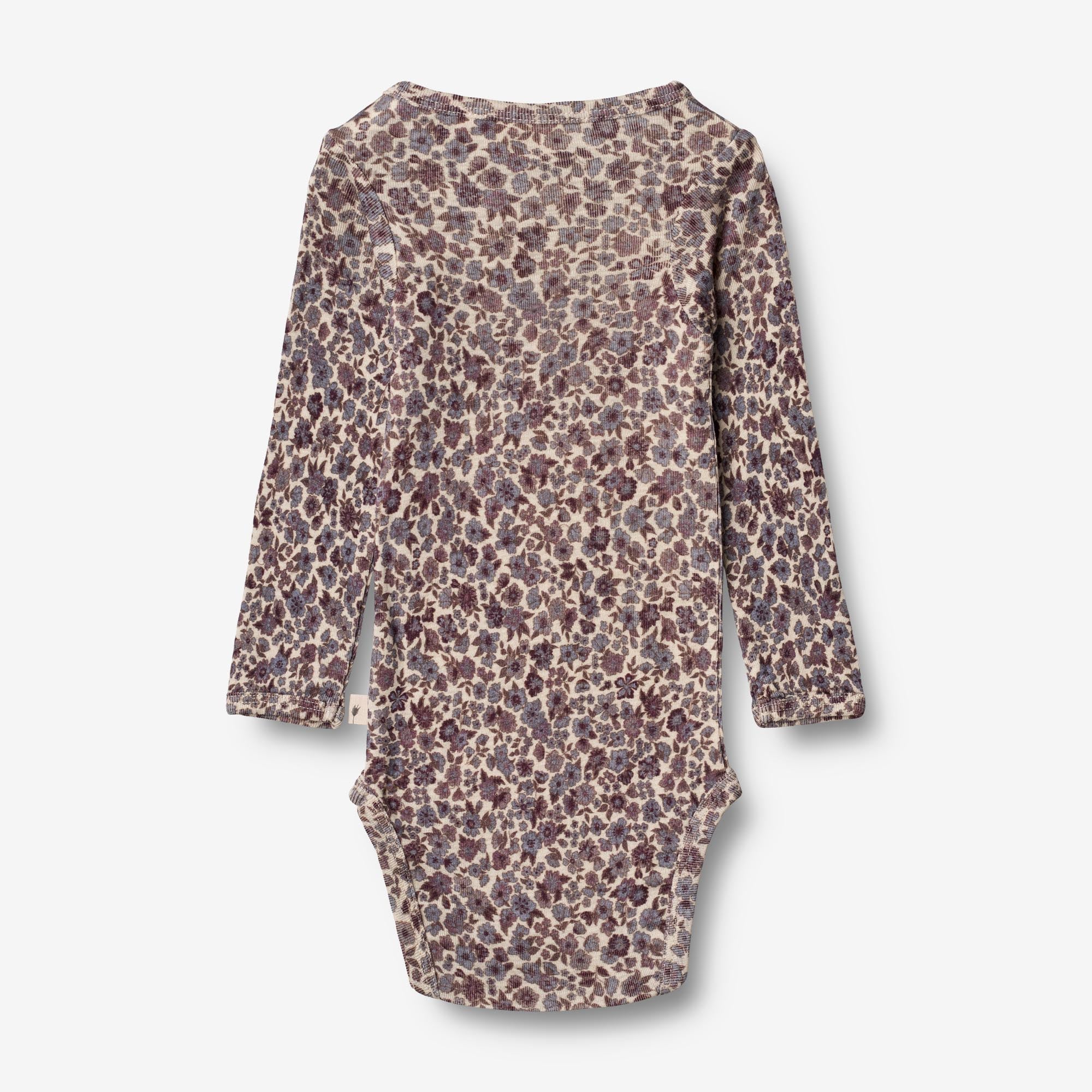 Body Gatherings Wool LS | Baby - purple flowers - Image 2