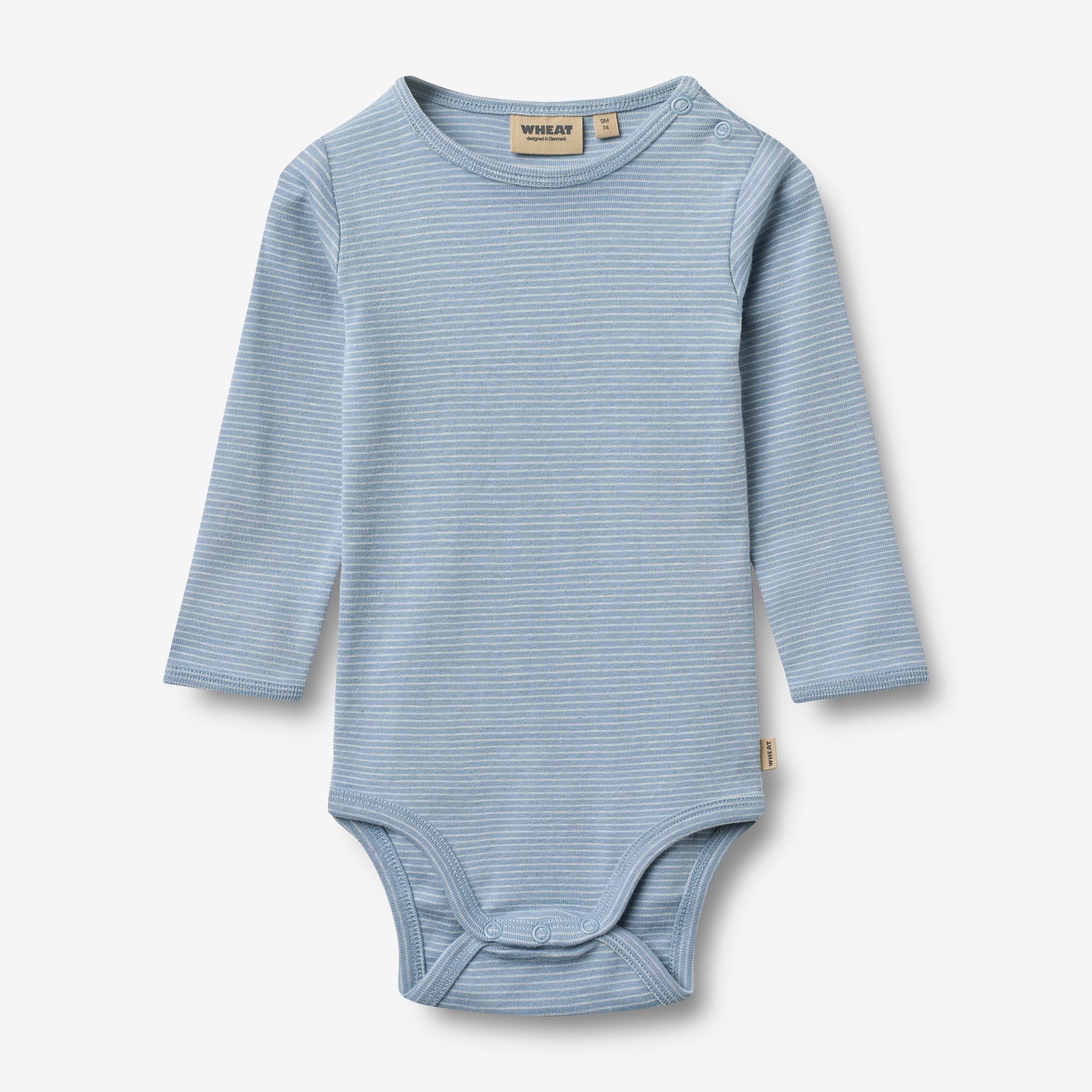 Body L/S Berti - faded blue stripe