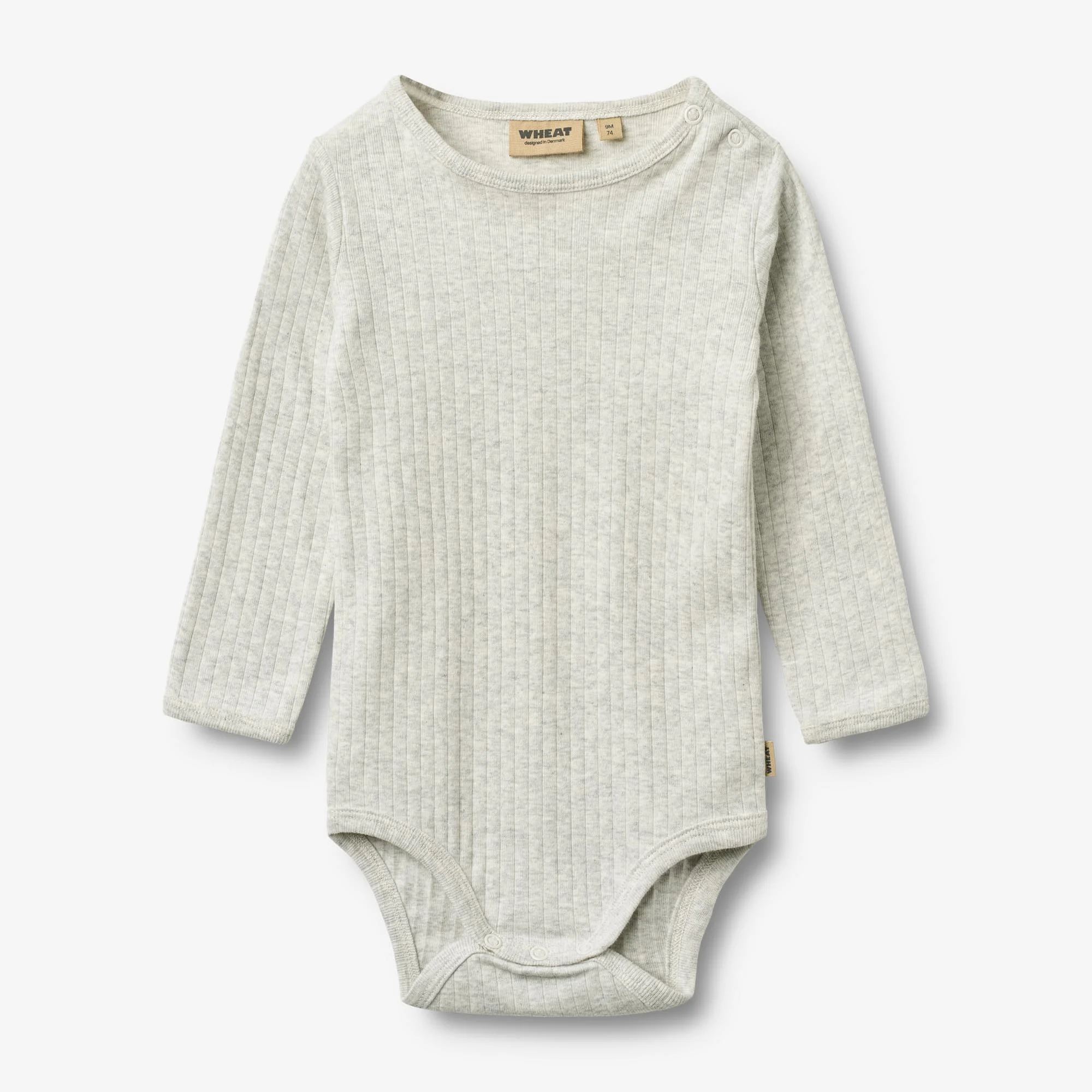 Body L/S Berti - melange grey