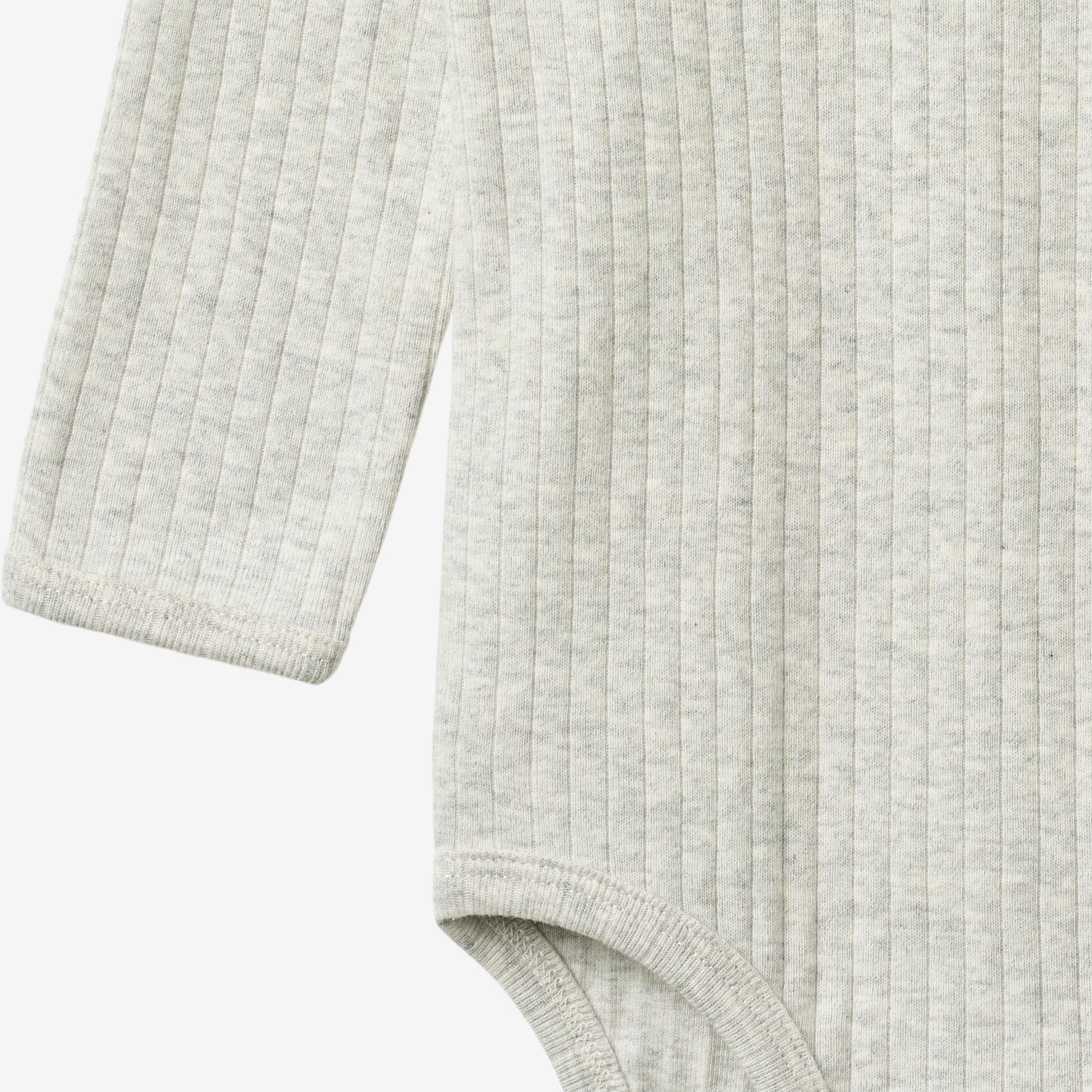 Body L/S Berti - melange grey - Image 3