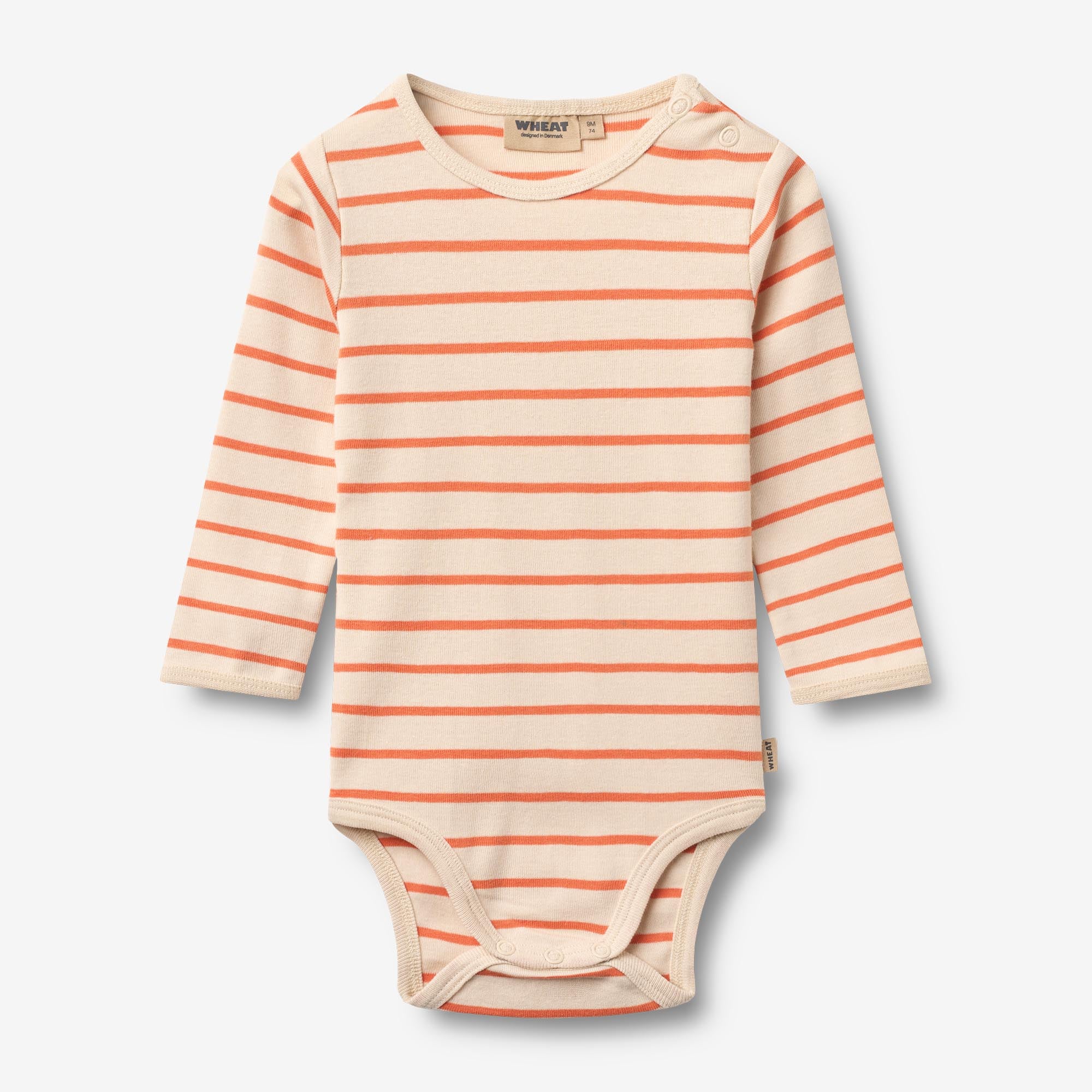 Body L/S Berti - orange stripe