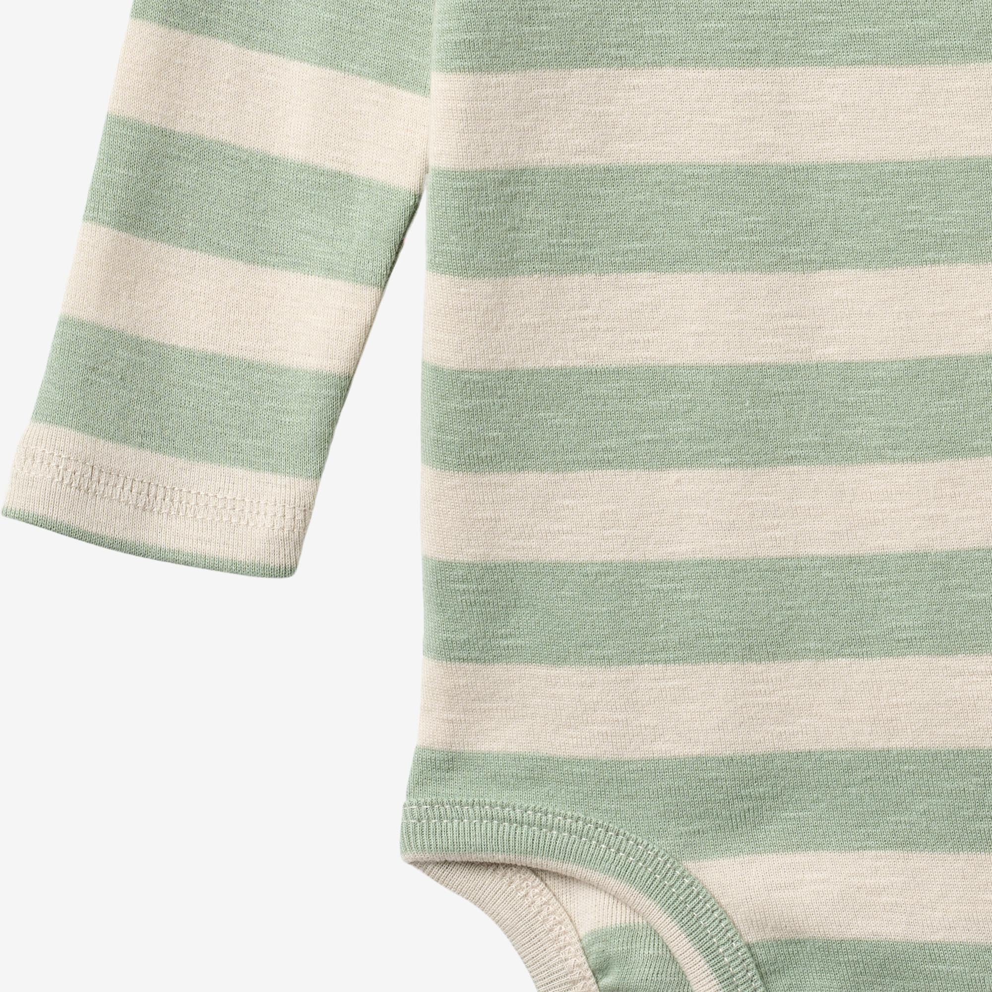 Body L/S Freddie - mint stripe - Image 3