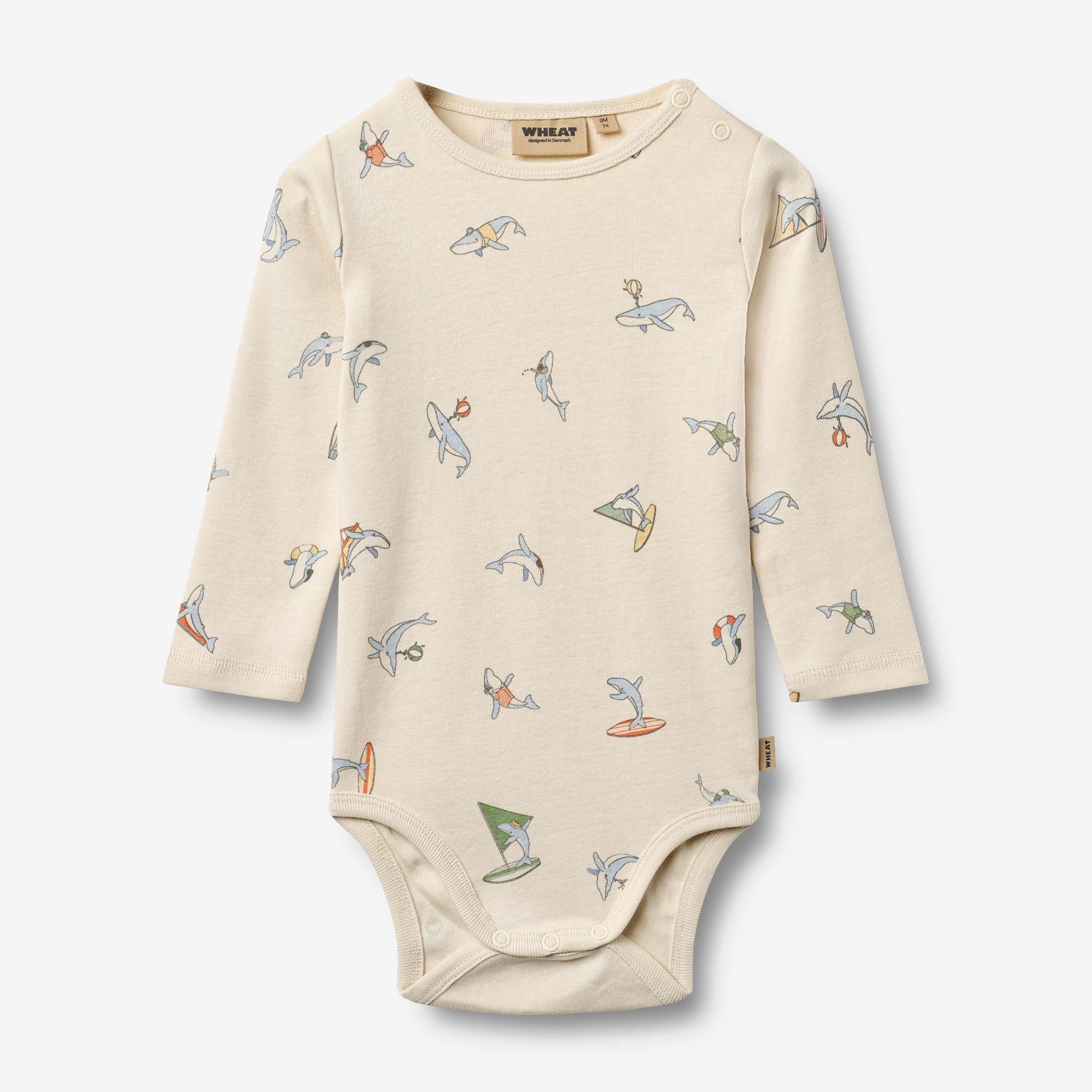 Body L/S Freddie - whale friends