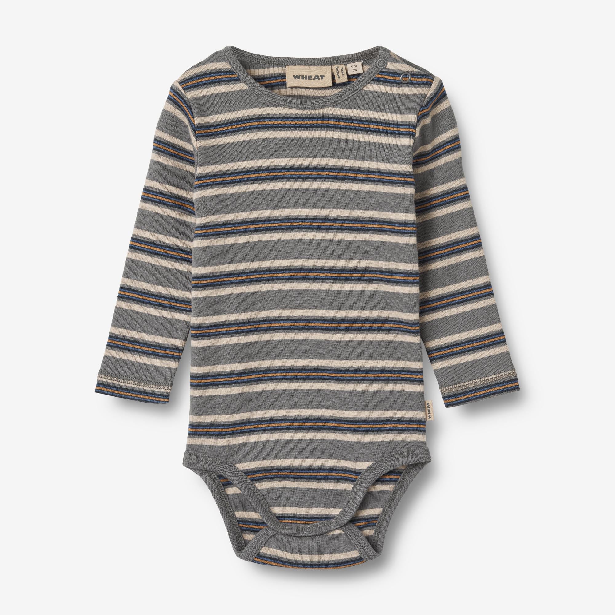 Body L/S Freddie - stormy blue stripe