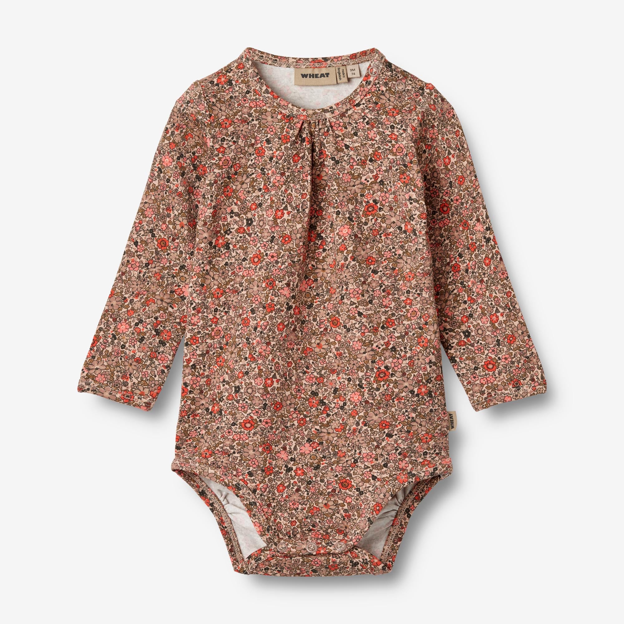 Body L/S Liv - rose flower meadow