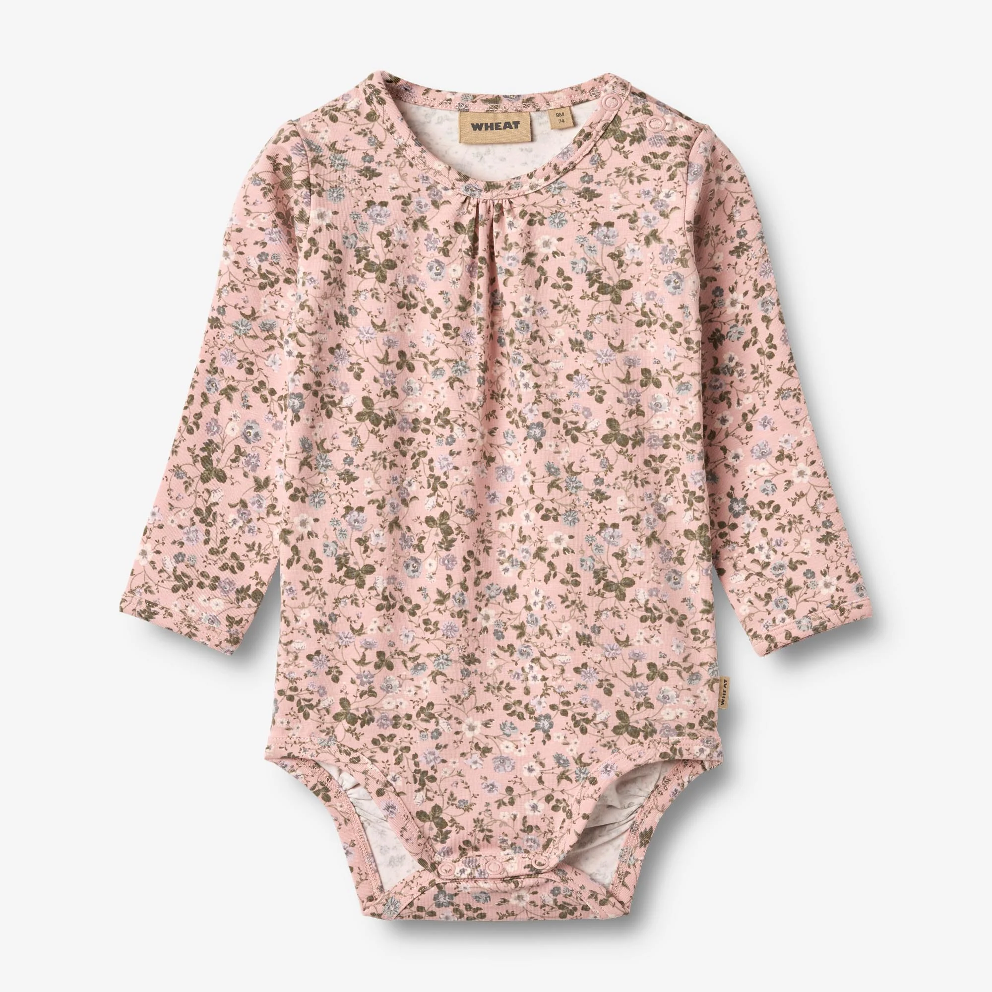 Body L/S Liv - rose powder flowers