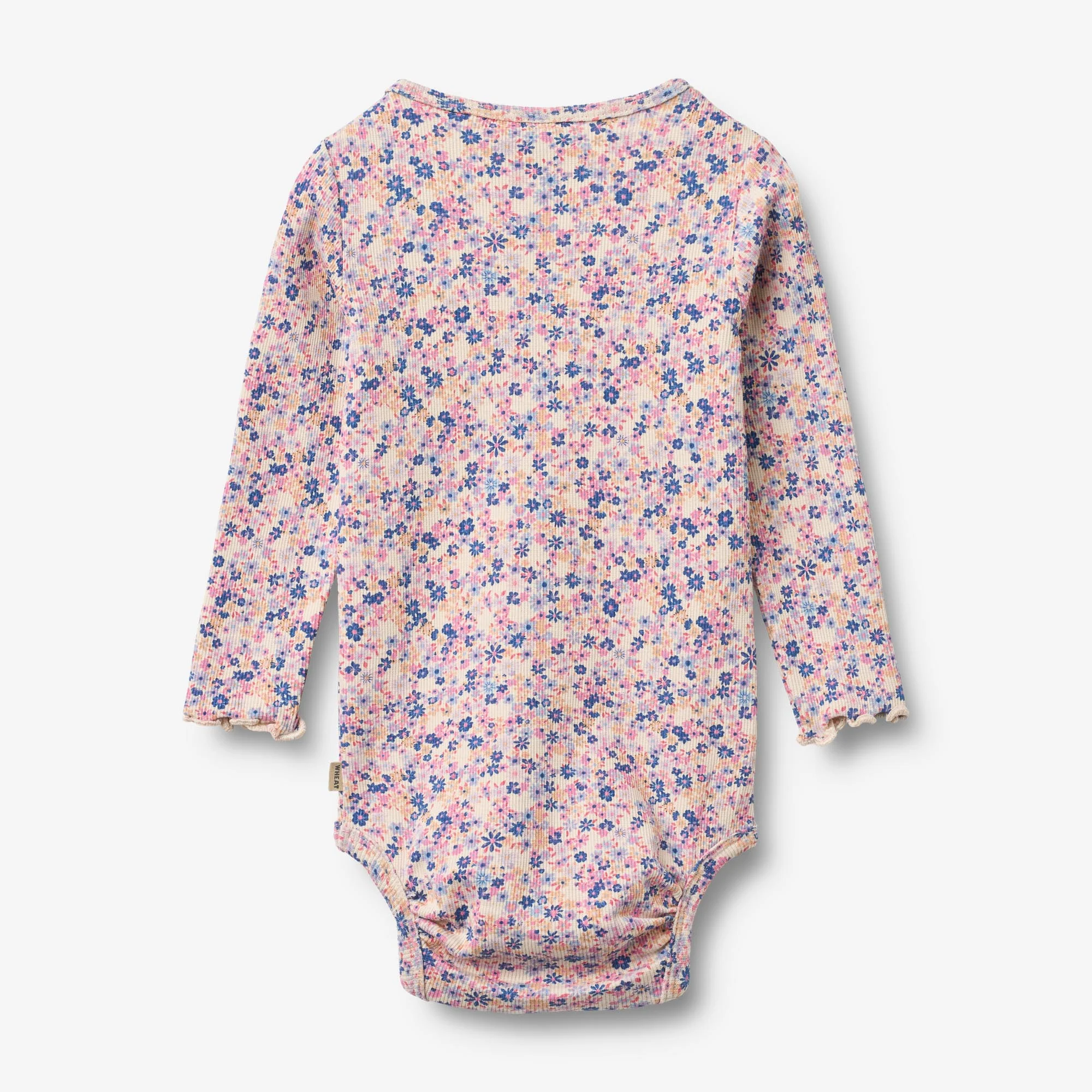 Body L/S Rie - pink blue flowers - Image 2