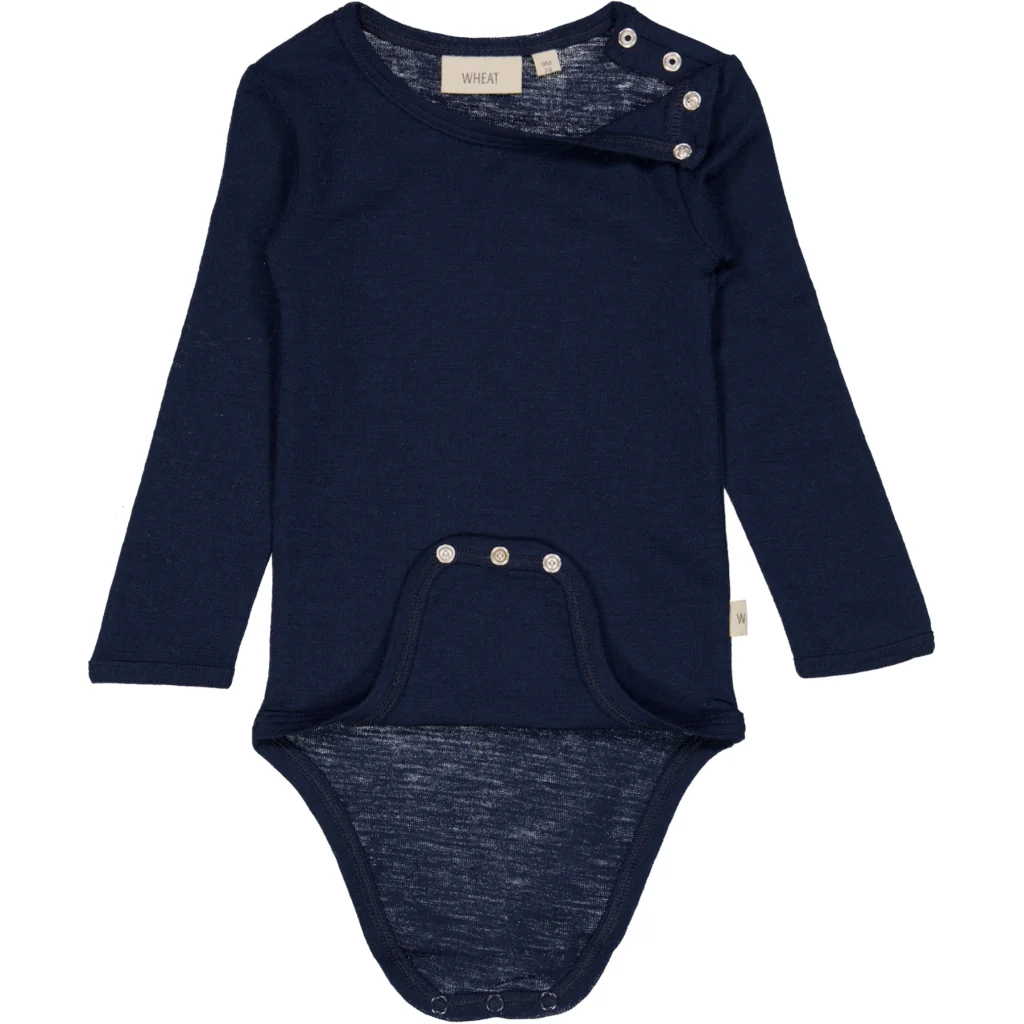 Body Plain Wool LS - navy - Image 3