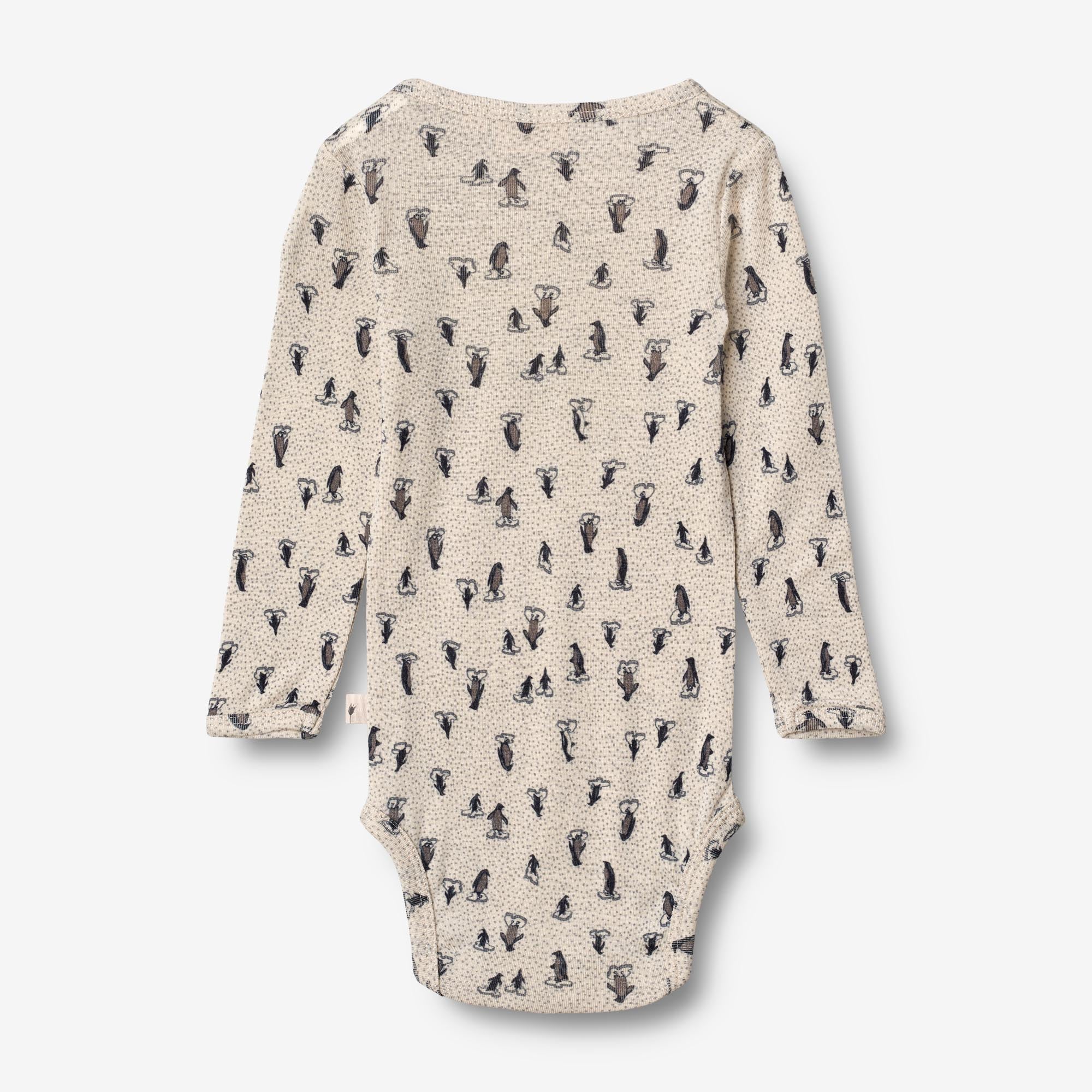 Body Plain Wool LS | Baby - penguins on ice - Image 2