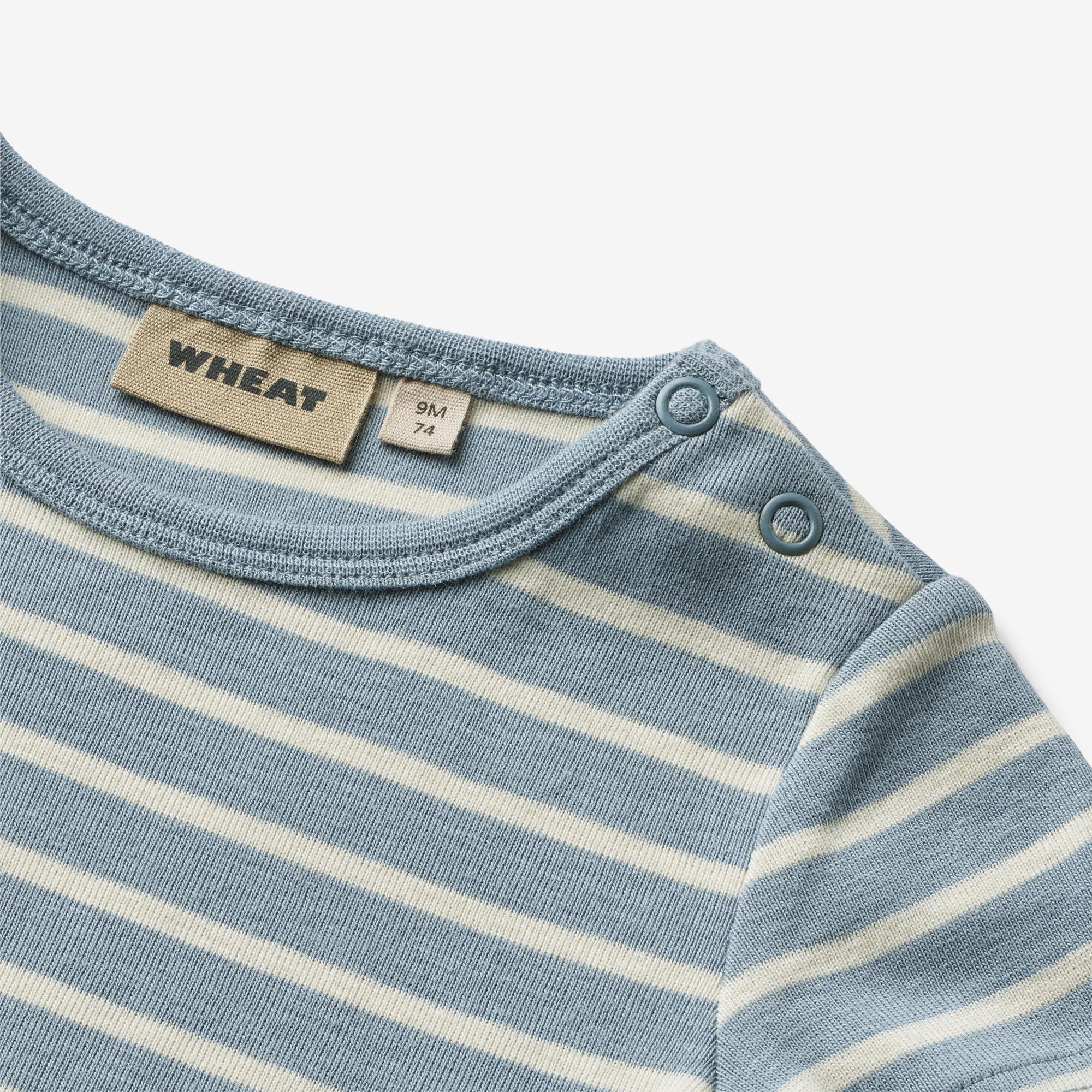 Body S/S Edvald | Baby - ashley blue stripe - Image 3