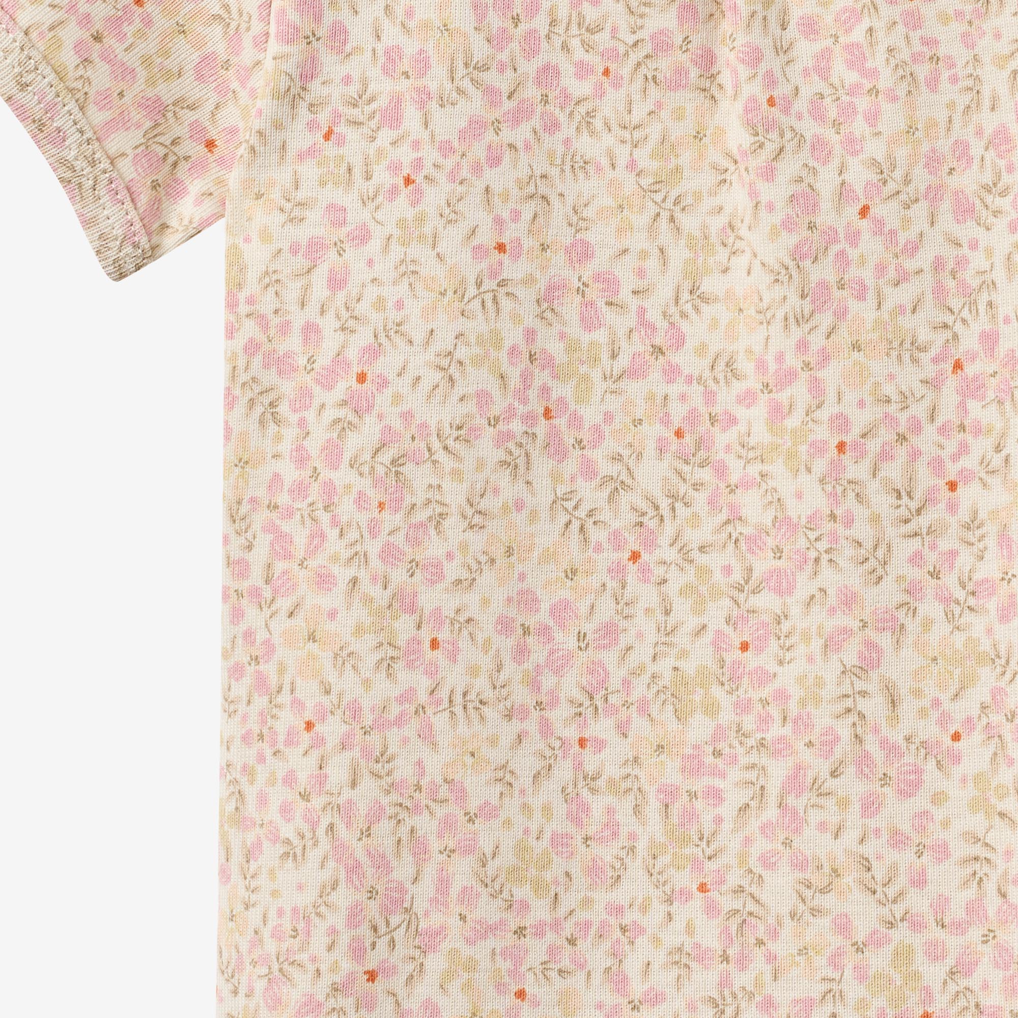 Body S/S Linette - coral flowers - Image 3