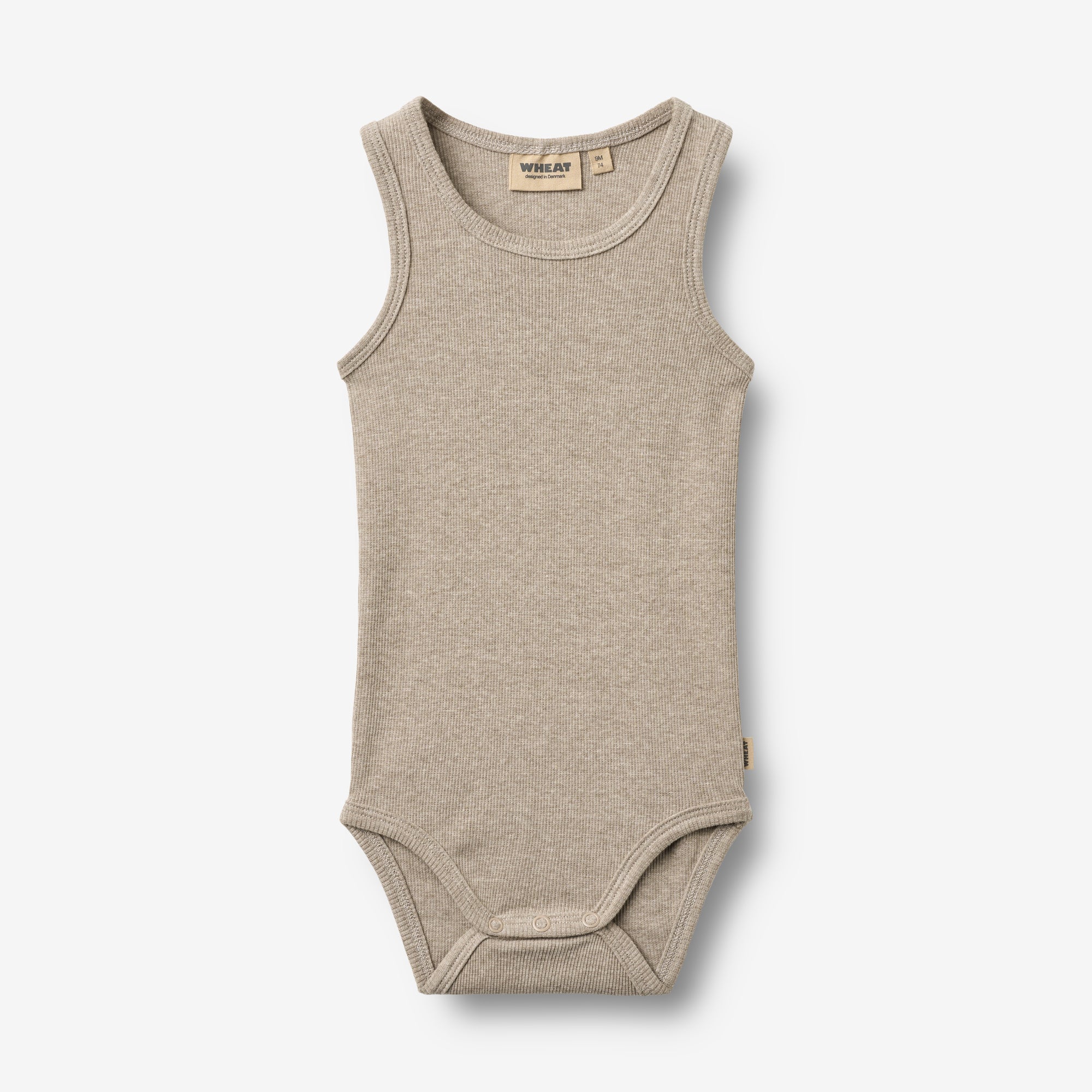 Body Sleeveless Lasse - gravel melange - Image 2