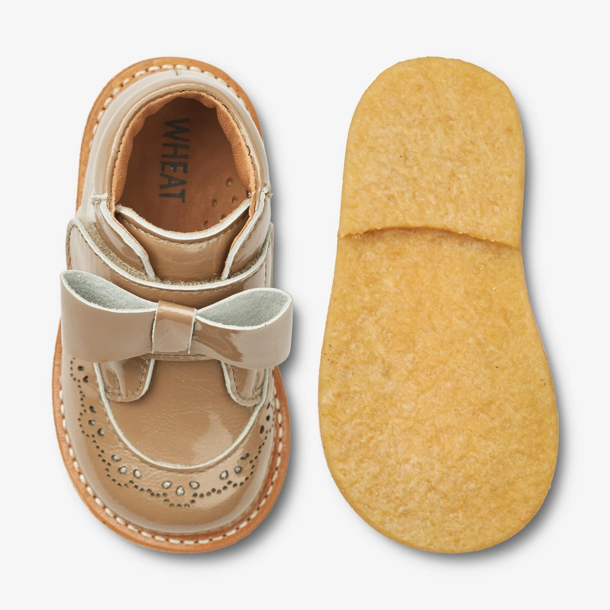 Bootie Velcro Bowy - beige - Image 3