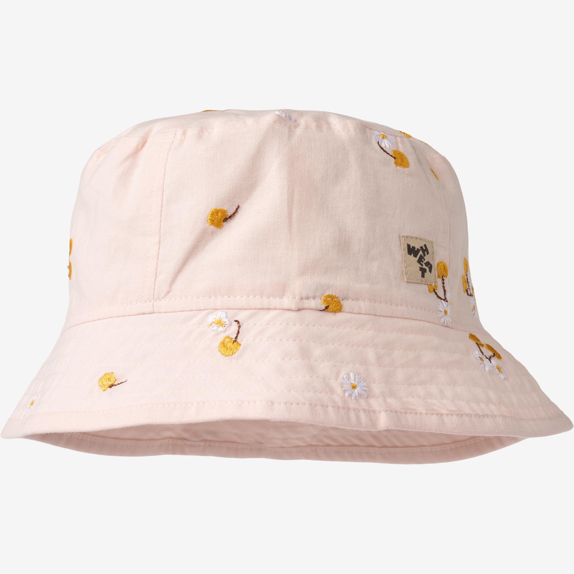 Bucket Hat Alec - powder yellow cherries