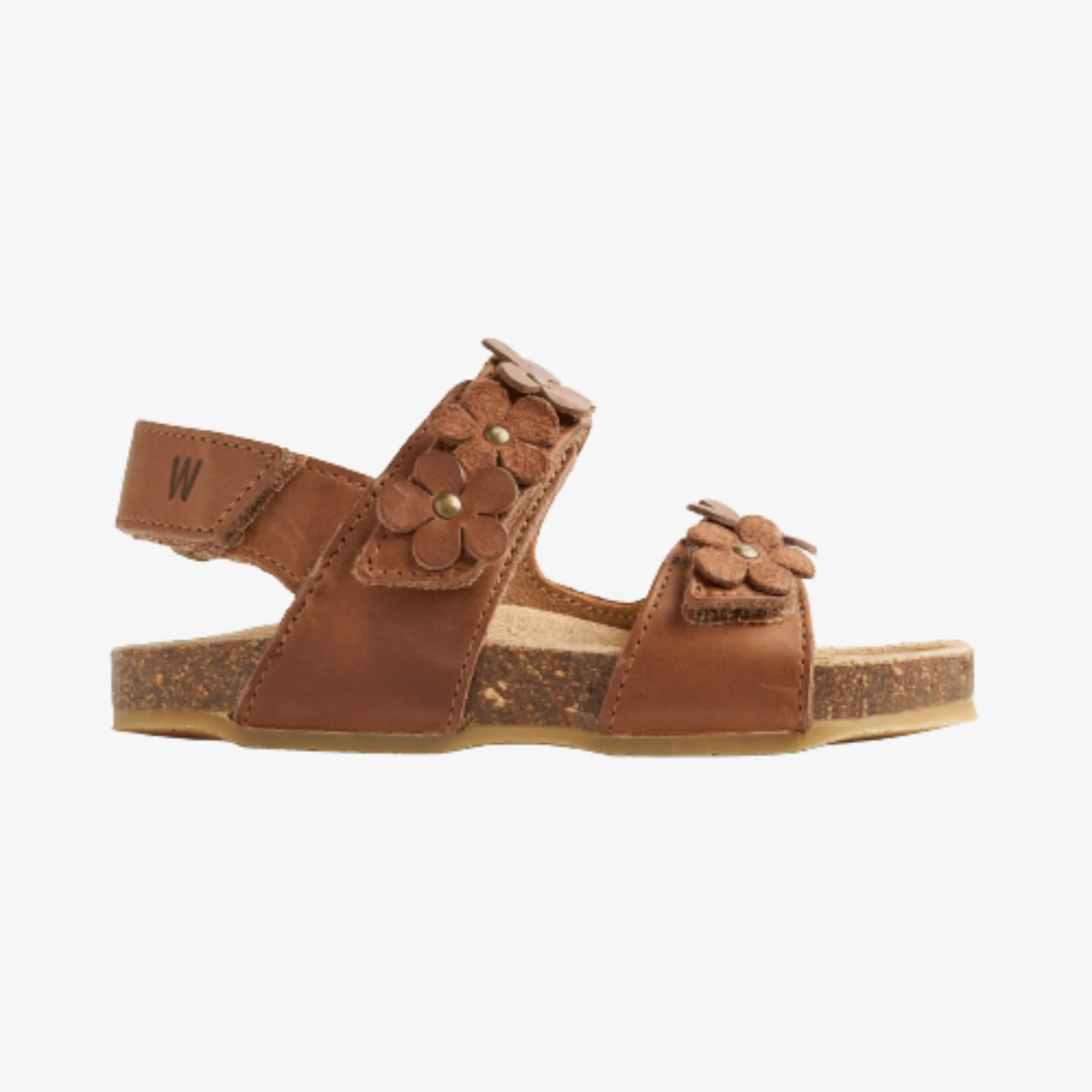 Clare Flower Sandal - cognac - Image 2
