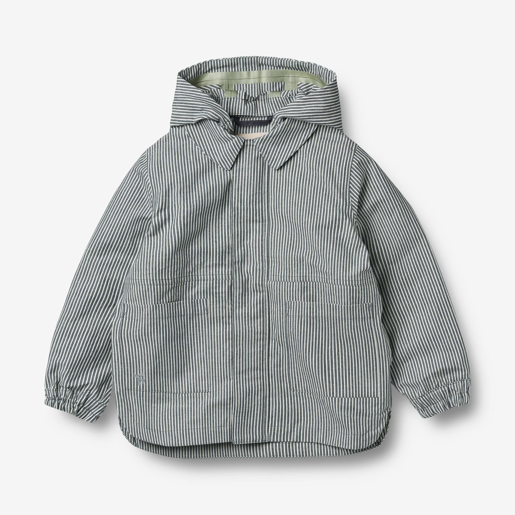 Coat Leif - navy stripe