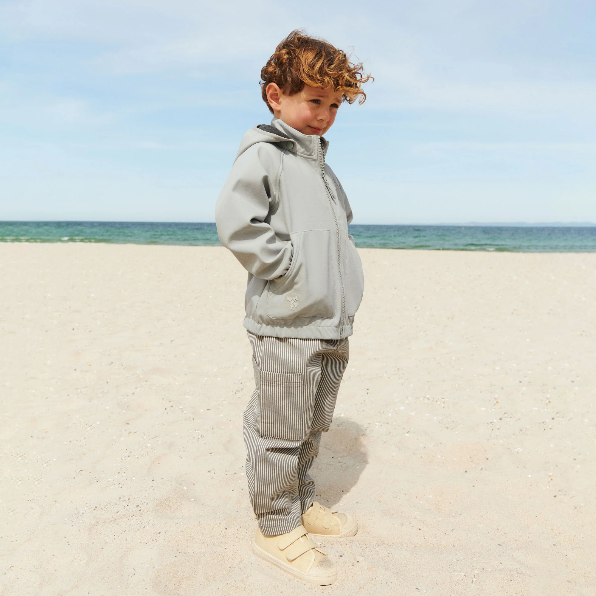 Cotton Trackpants Kalloa - flint stripe - Image 4