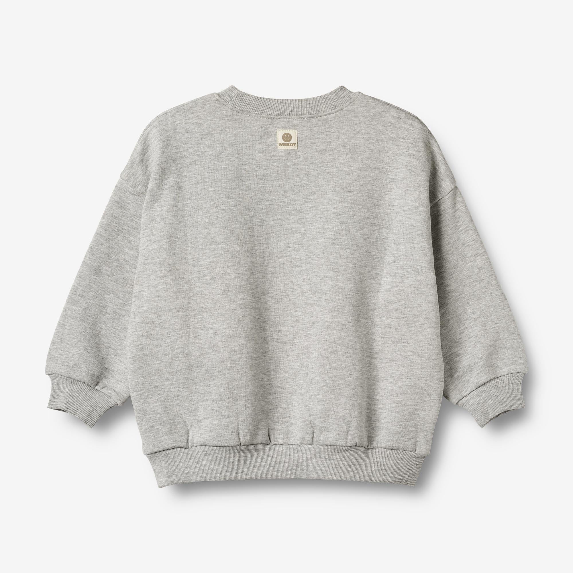 Wheat x Pernille Teisbæk | Crewneck Allo - grey melange - Image 3