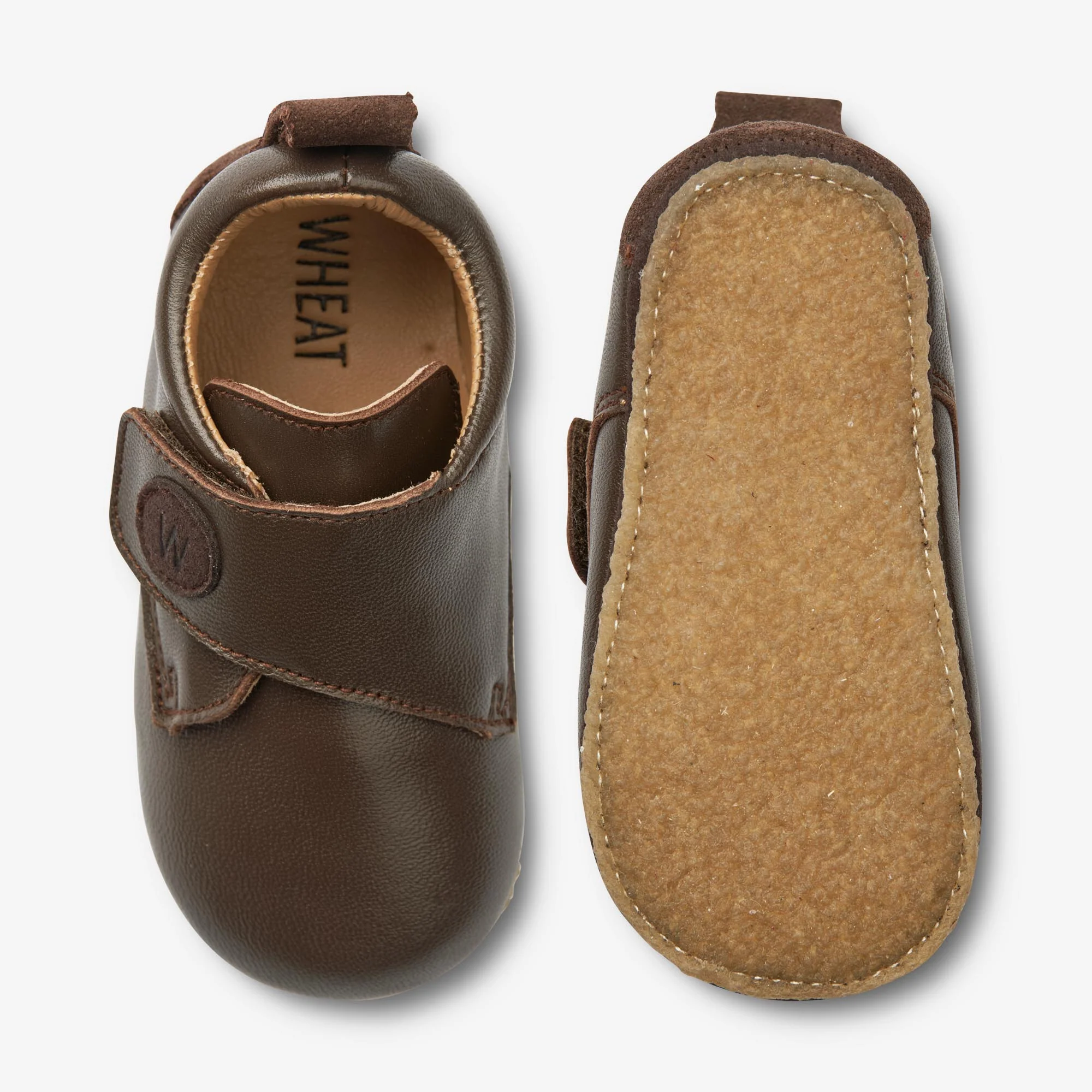 Dakota Leather Indoor Shoe | Baby - dark brown - Image 2