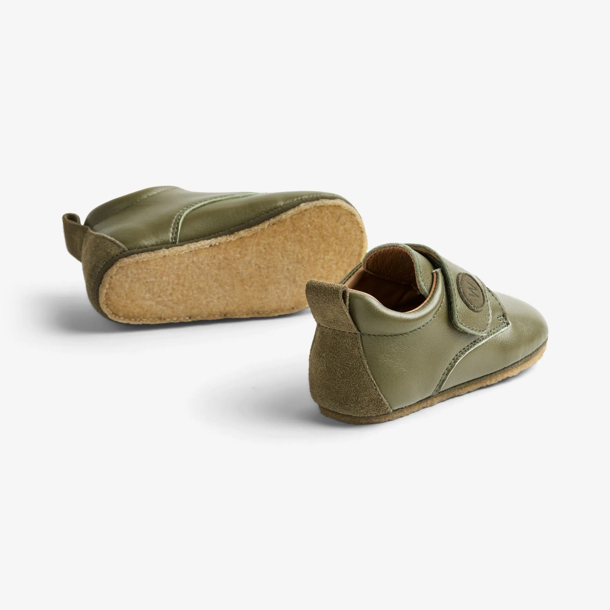 Dakota Leather Home Shoe | Baby - dark green - Image 3
