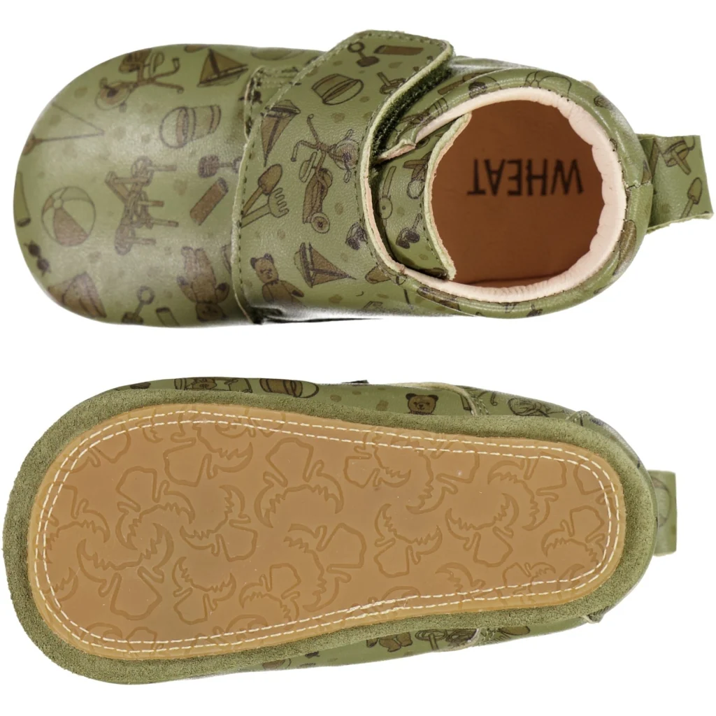 Dakota Print Indoor Shoe - heather green summertime - Image 3
