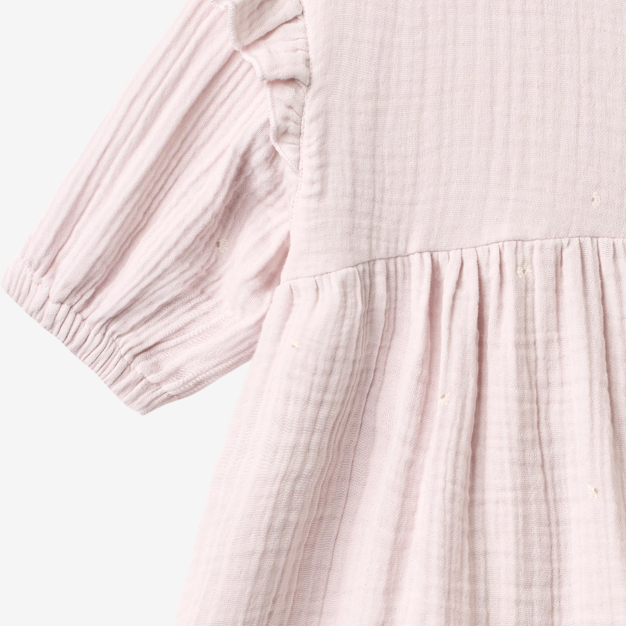 Dress 3/4 Sleeve Gro - purple light flowers - Image 3