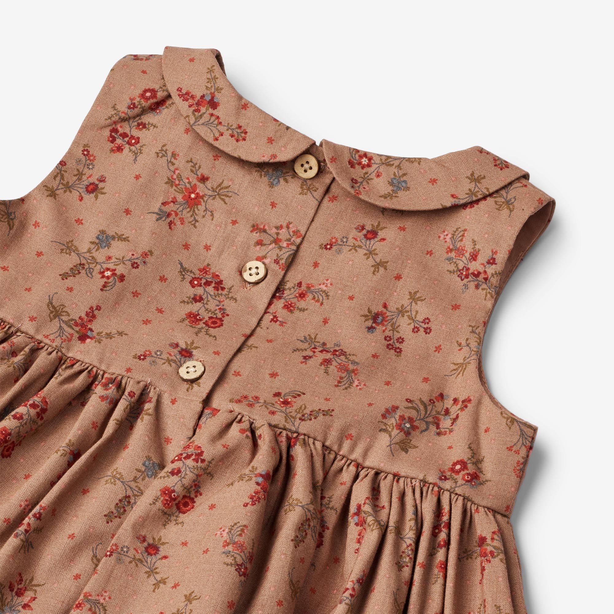 Dress Eila | Baby - berry dust flowers - Image 3
