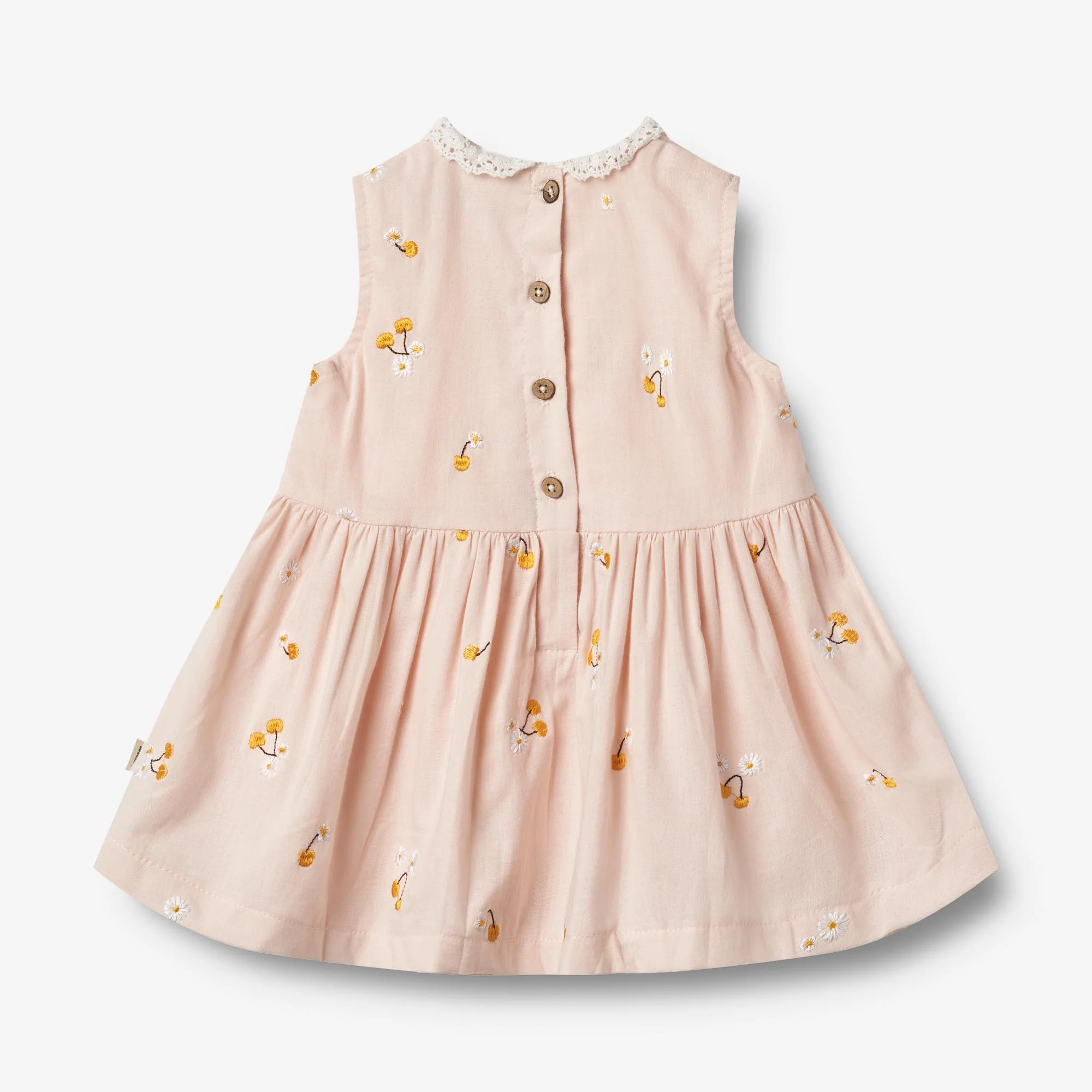 Dress Elma - powder yellow cherries - Image 2