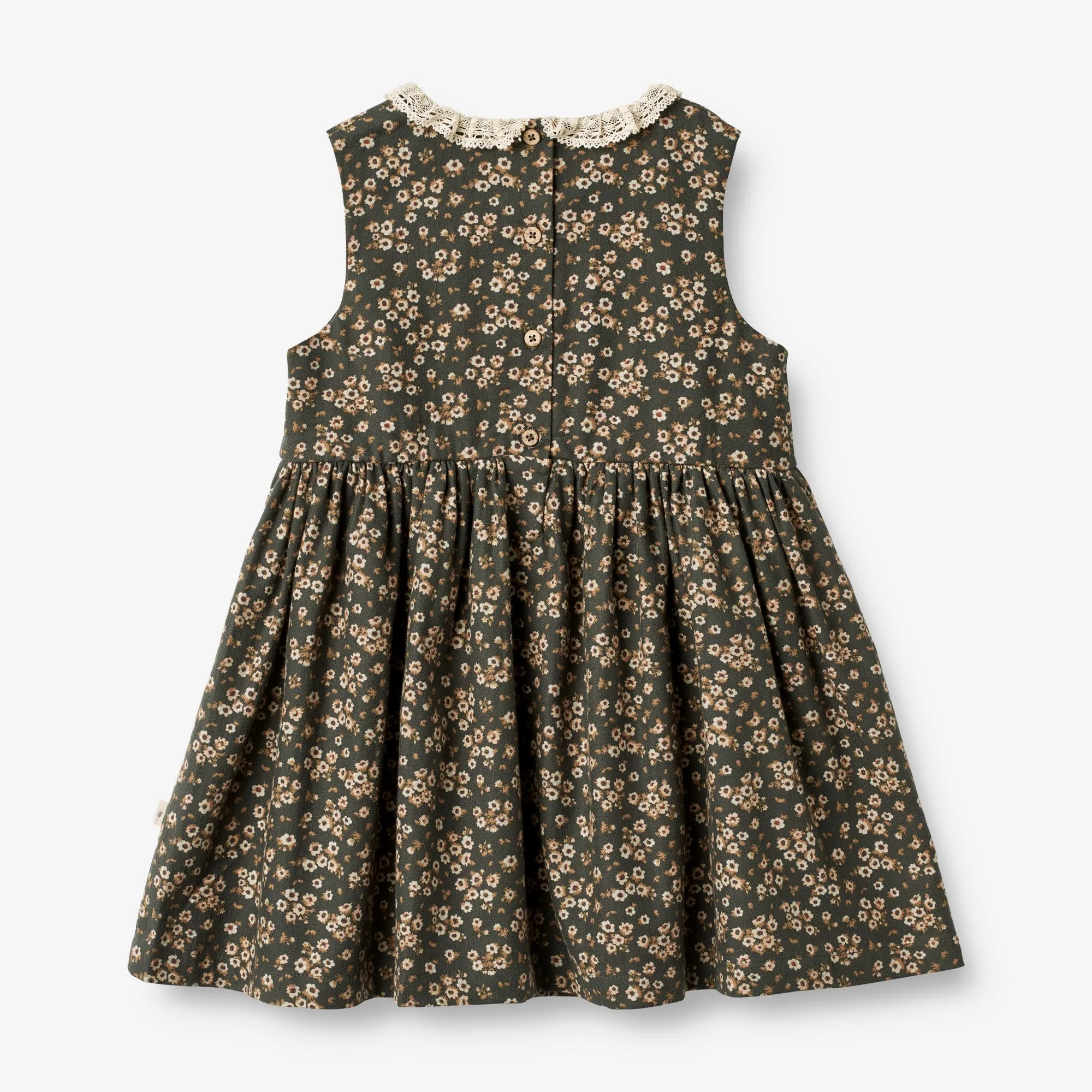 Dress Elma Sleeveless - black coal flowers - Image 2