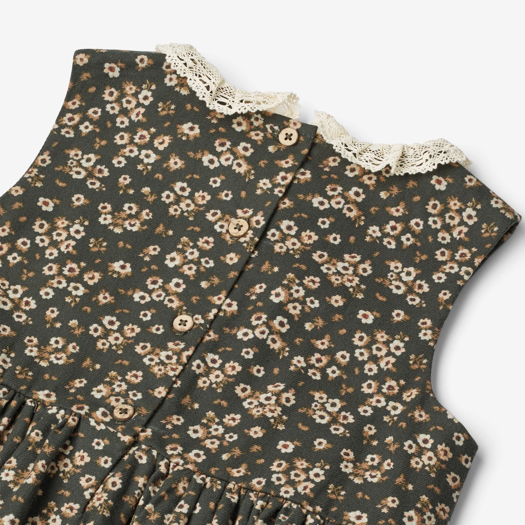 Dress Elma Sleeveless - black coal flowers - Image 3