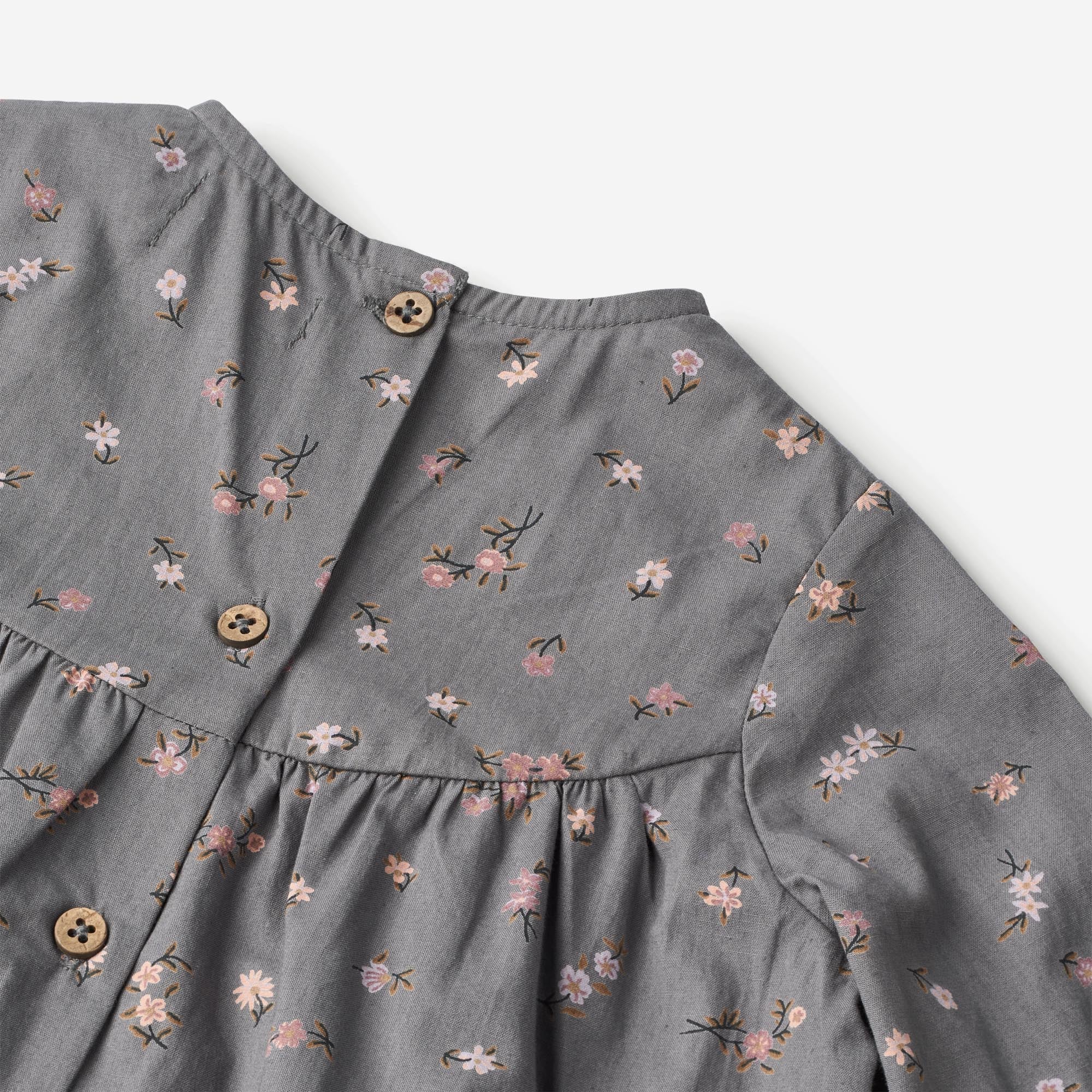 Dress Fenja | Baby - autumn sky flowers - Image 3