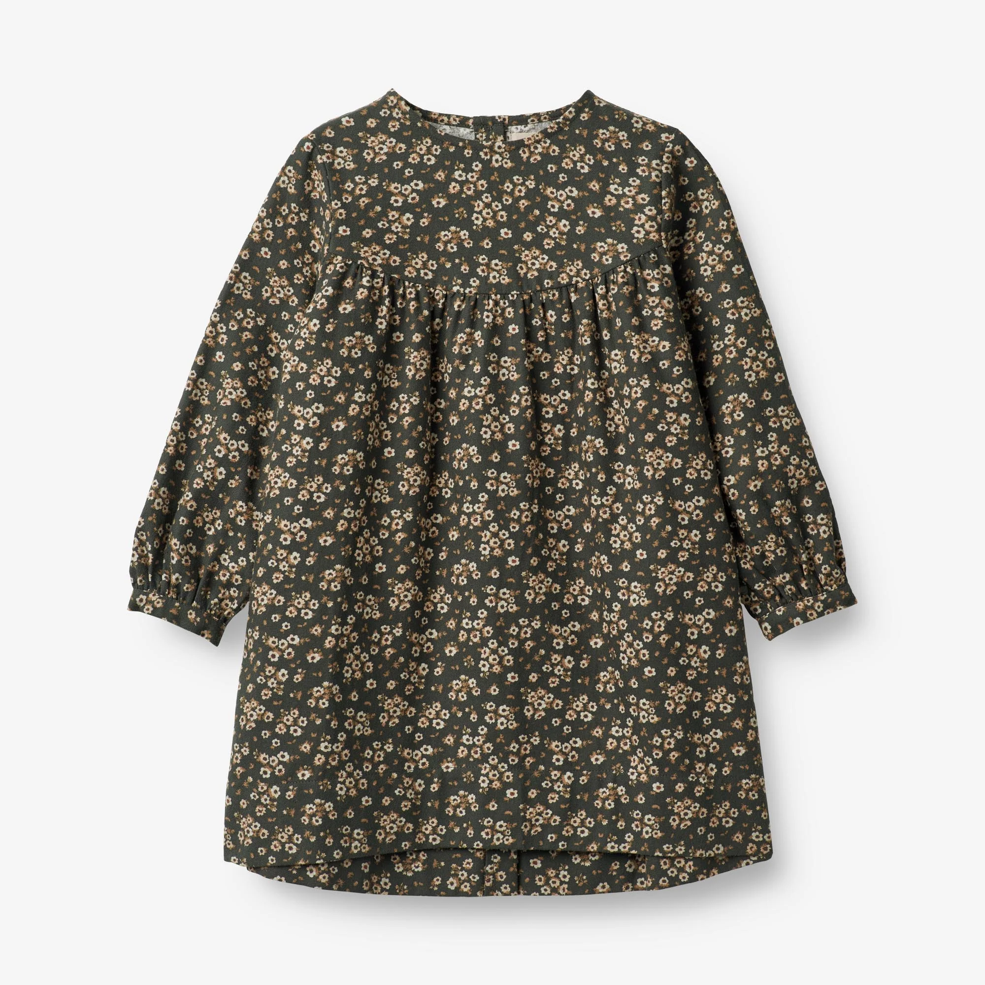 Dress Fenja - black coal flowers