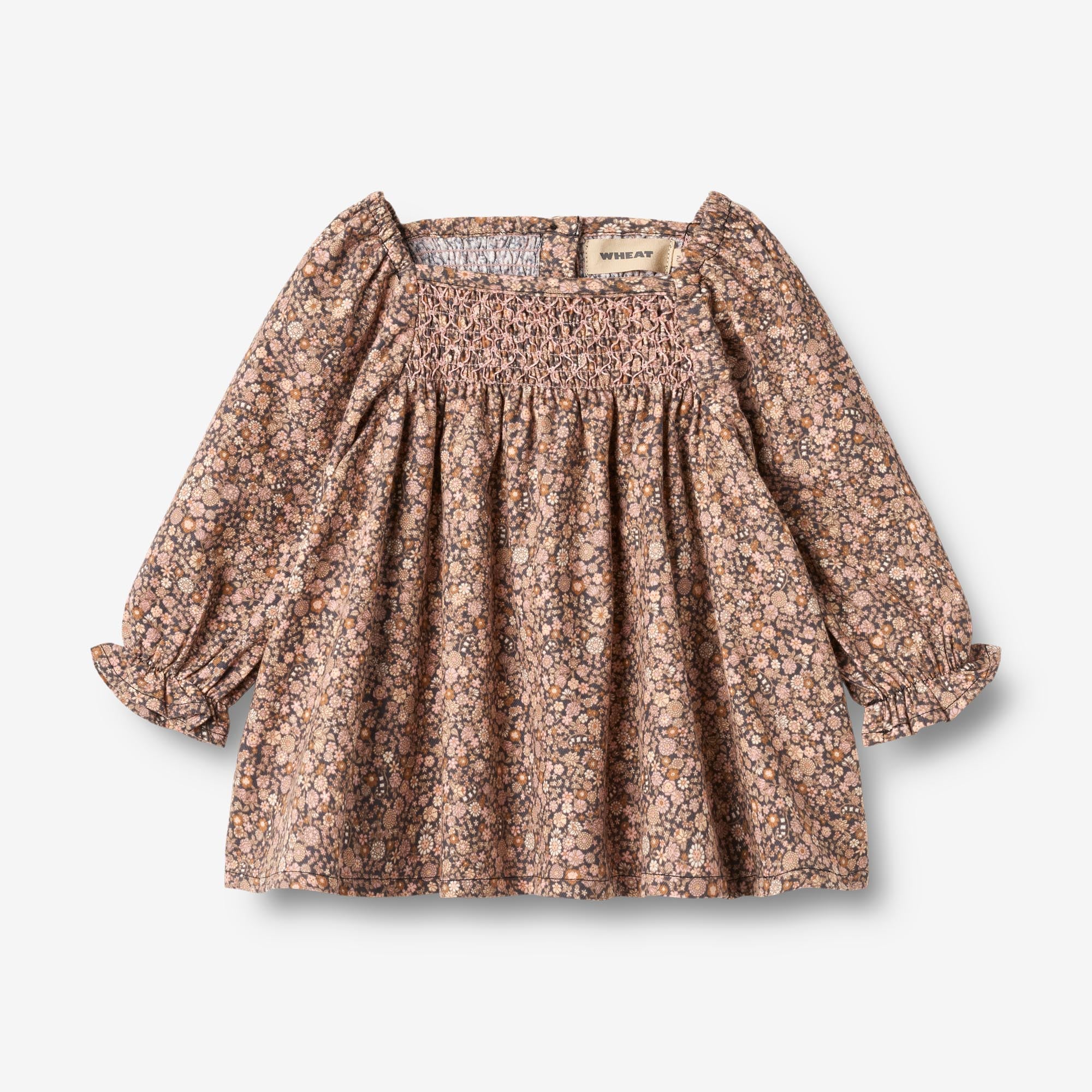 Dress L/S Bella - black sea garden