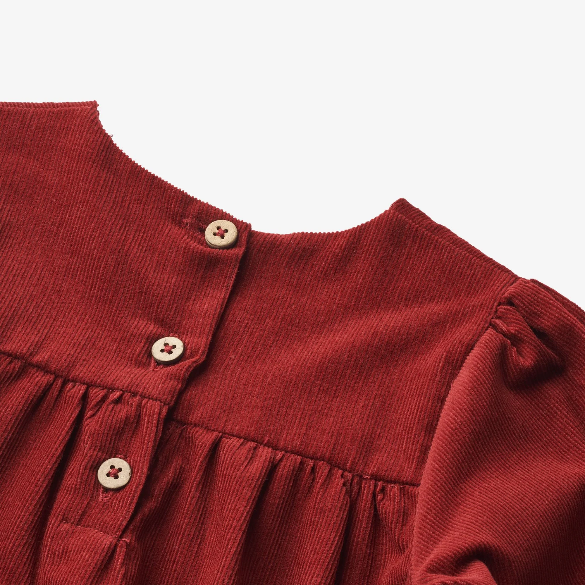 Dress L/S Elvira - cherry red - Image 3