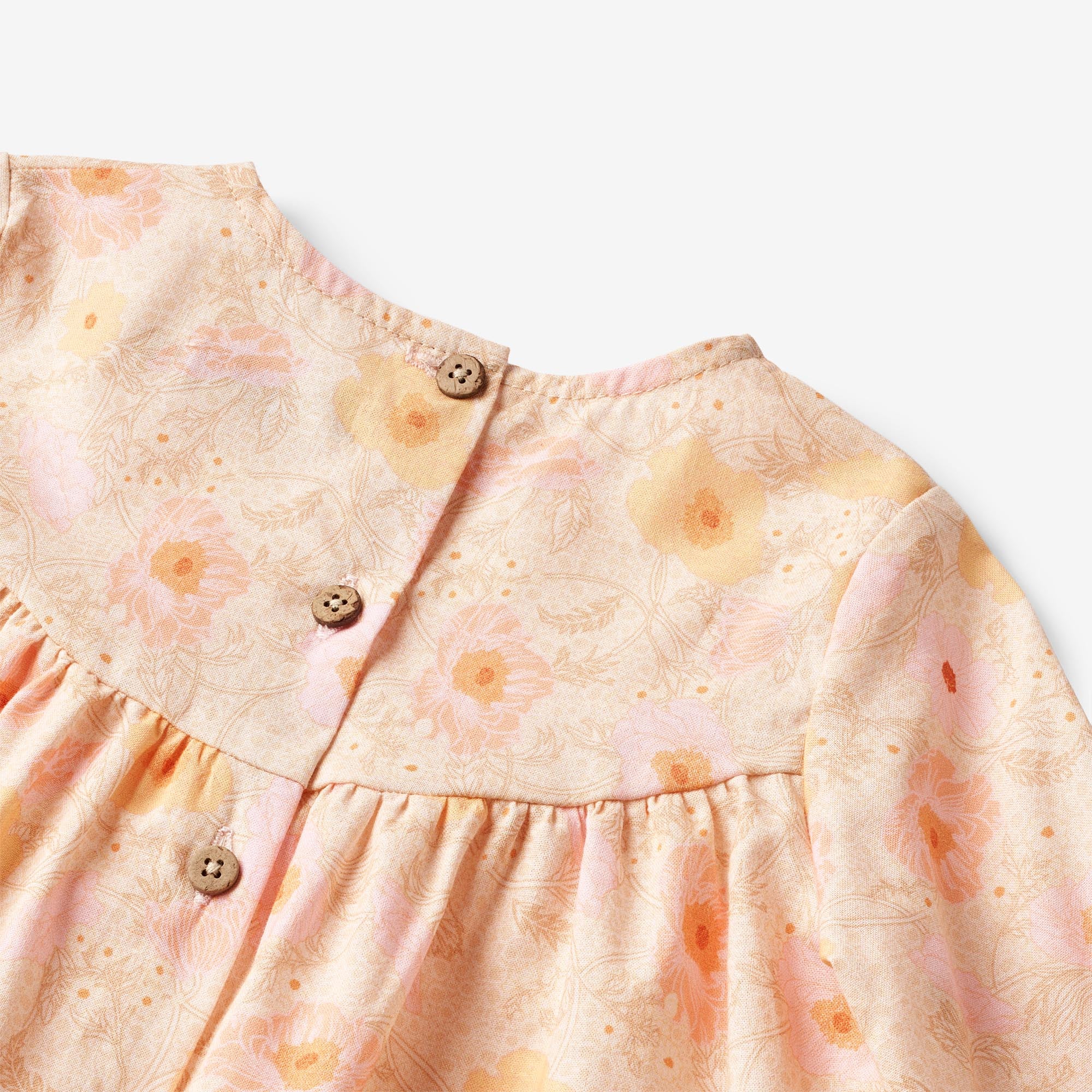 Dress L/S Fenja - alabaster flower bobbles - Image 3