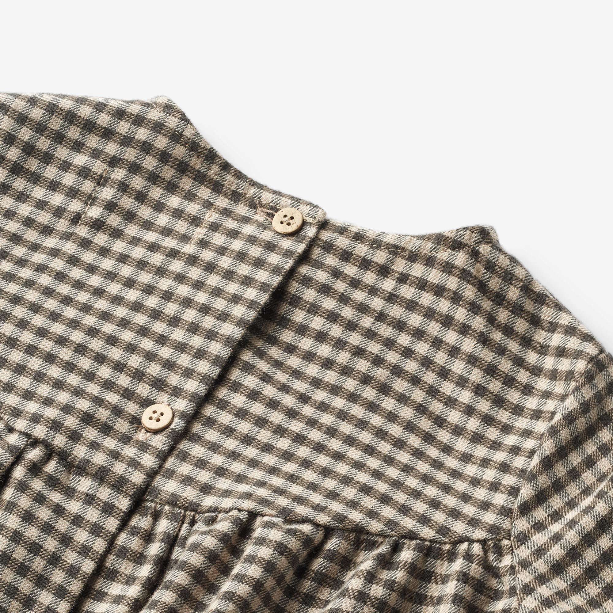 Dress L/S Fenja - raven check - Image 3