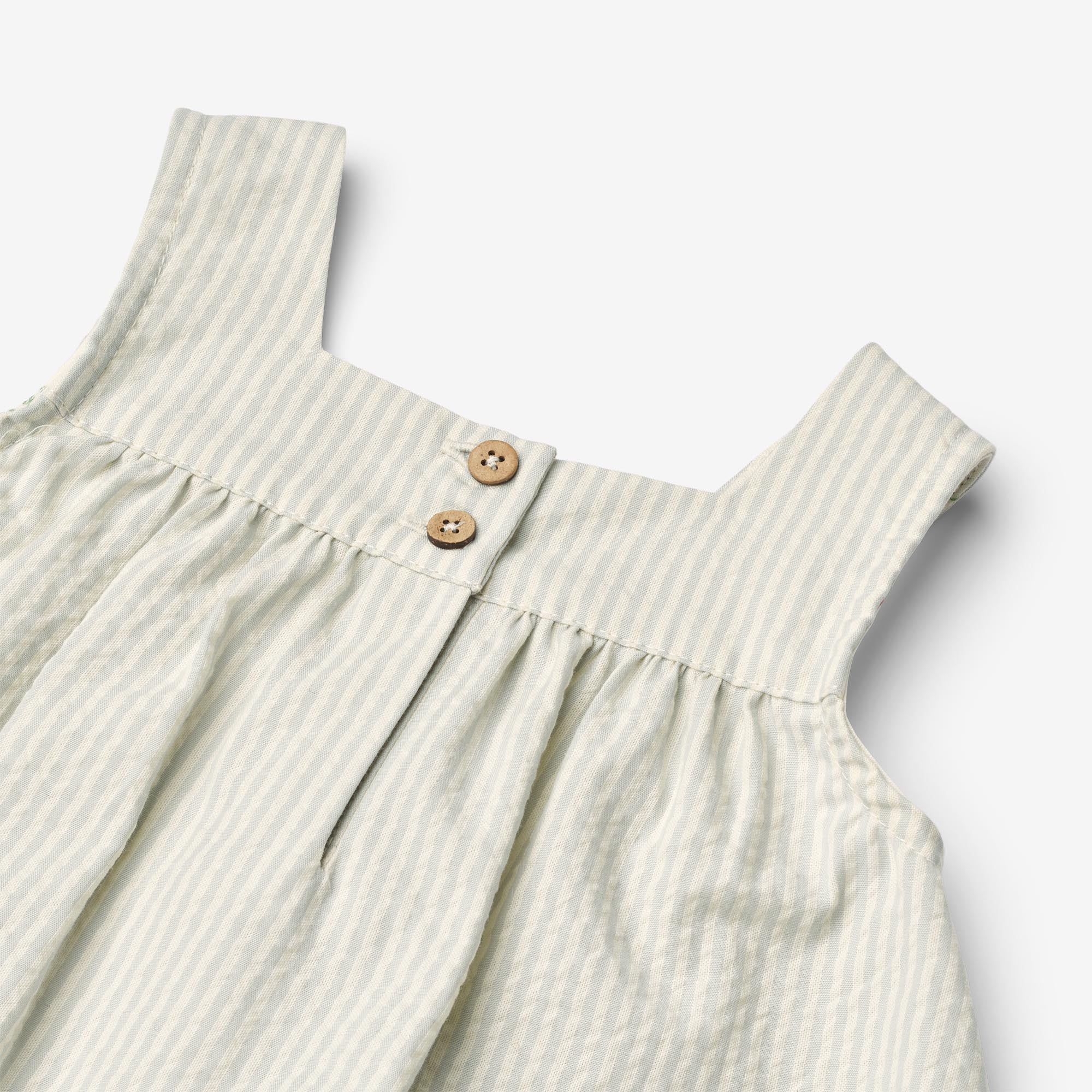Dress Ruffle Ayla - summer blue stripe - Image 4