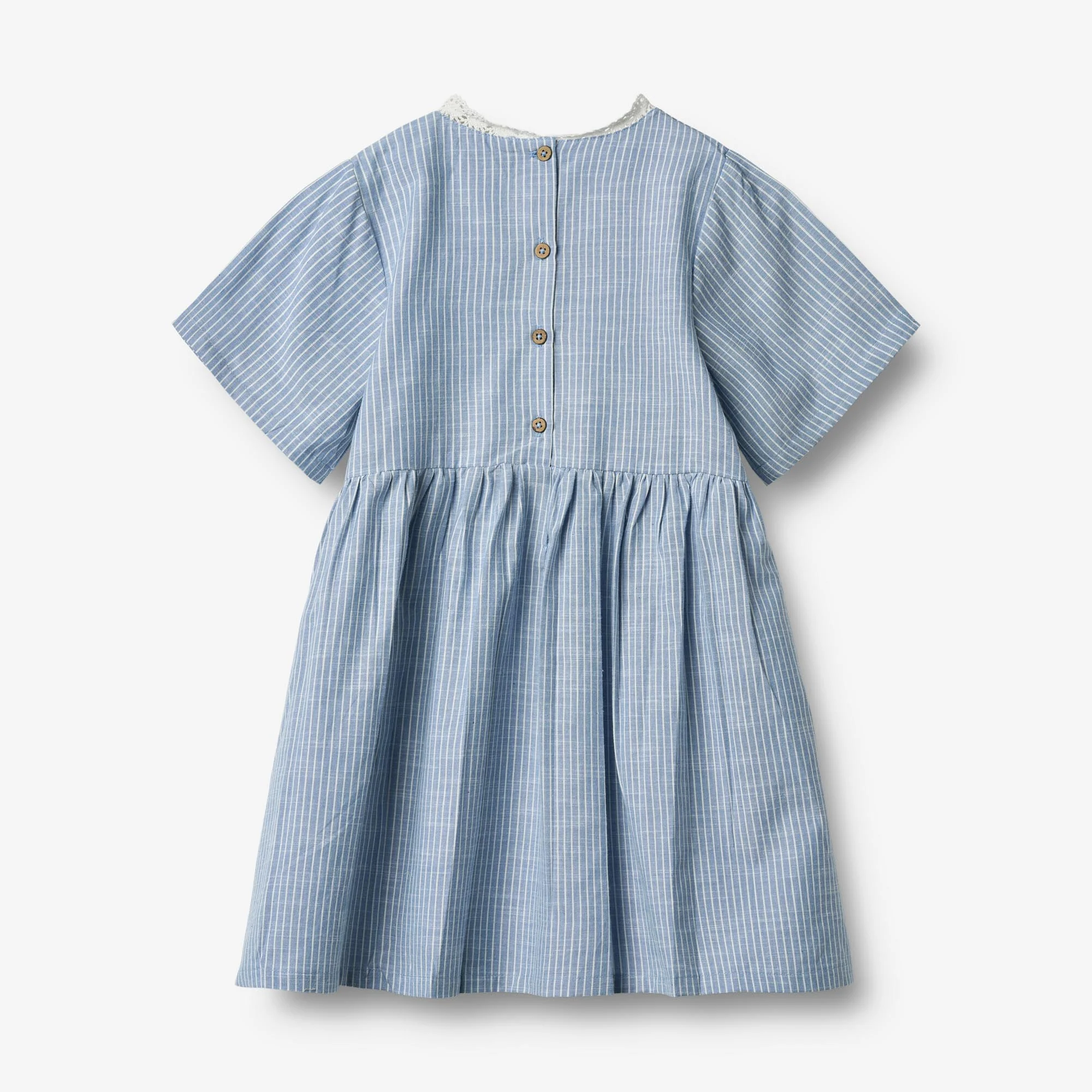 Dress S/S Elma - blue stripe - Image 3