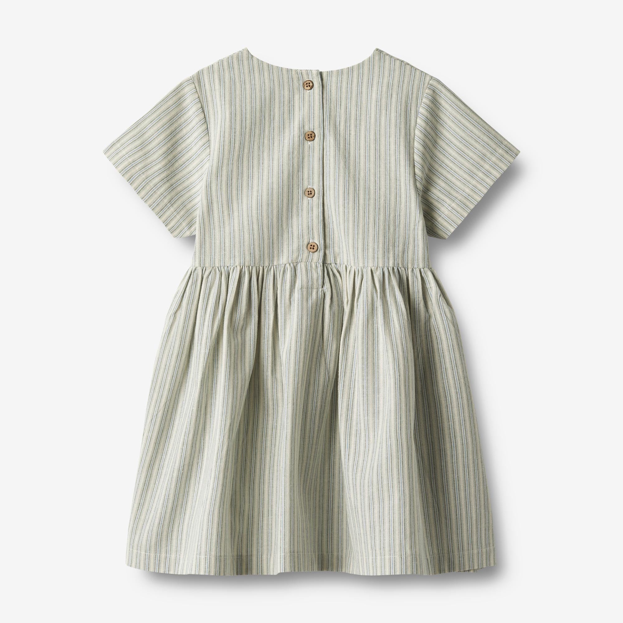 Dress S/S Esmaralda - aquablue stripe - Image 2