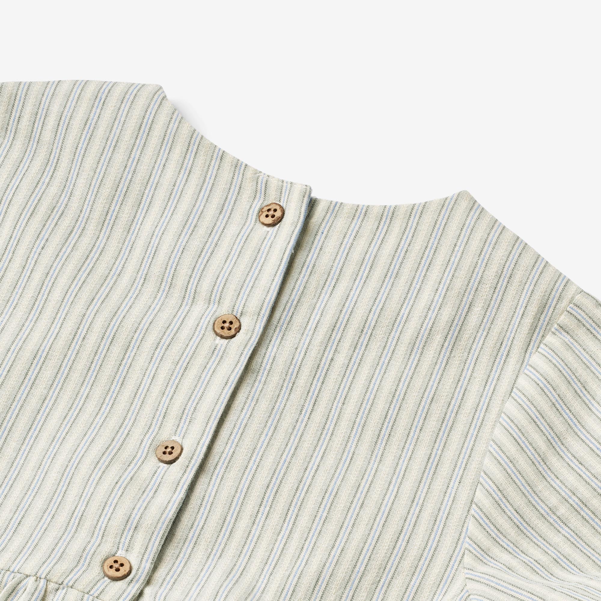 Dress S/S Esmaralda - aquablue stripe - Image 3